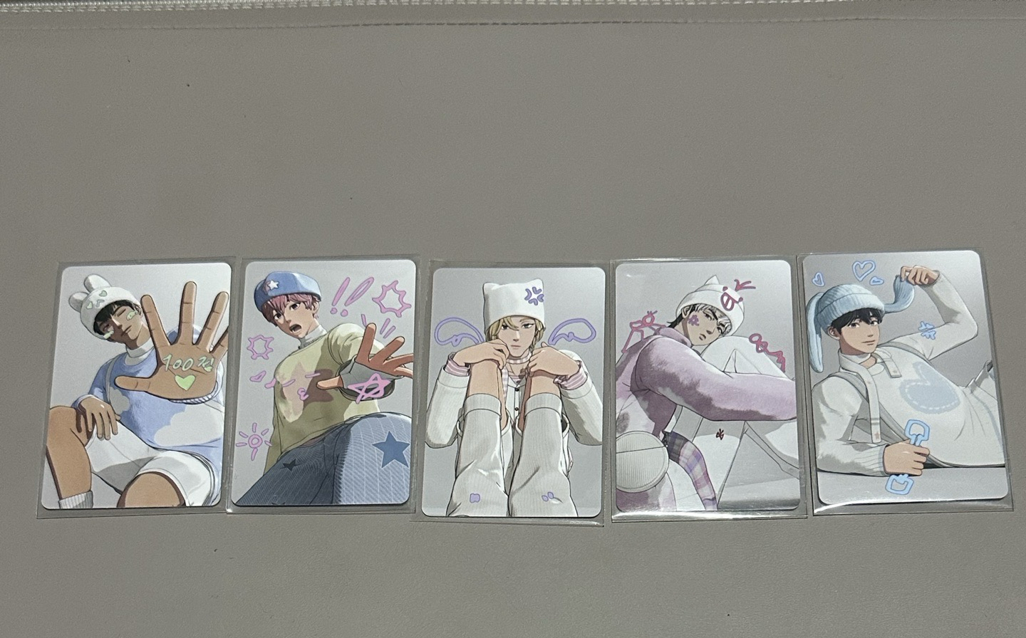 PLBBUU塗鴉卡一組