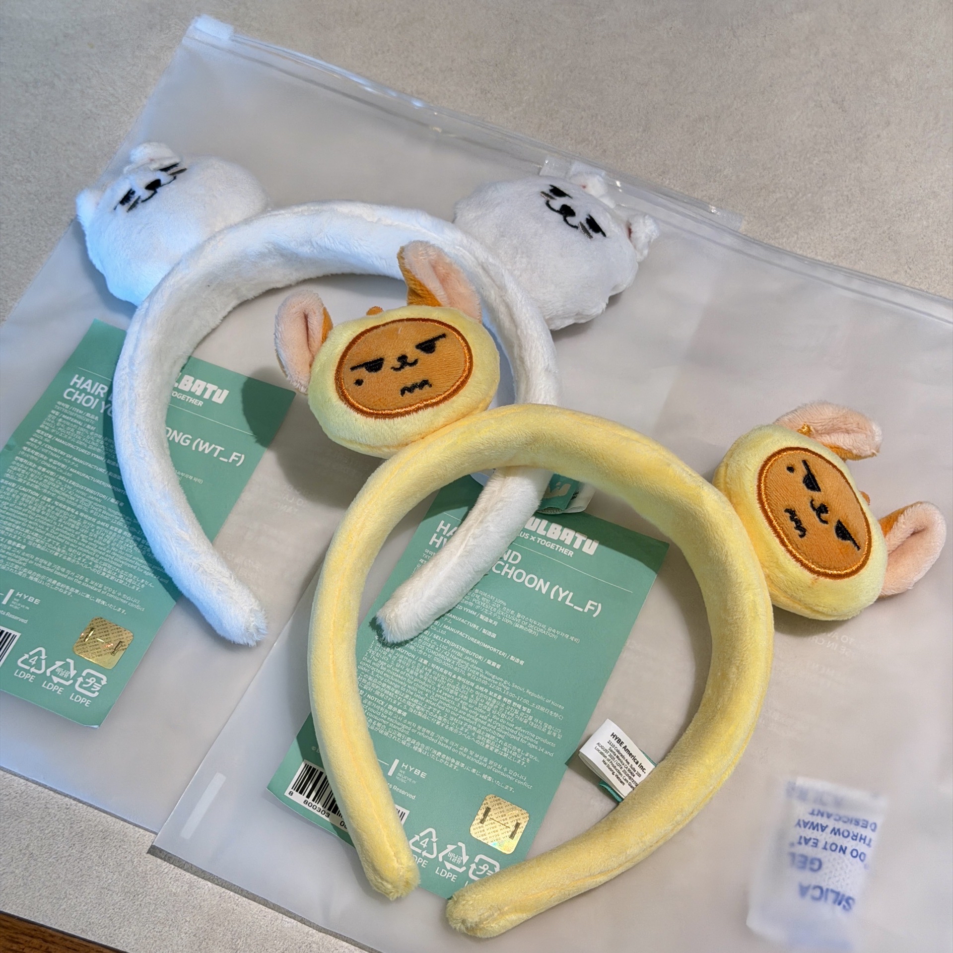 TXT 美巡髮箍 黃春勇猛 現貨在台