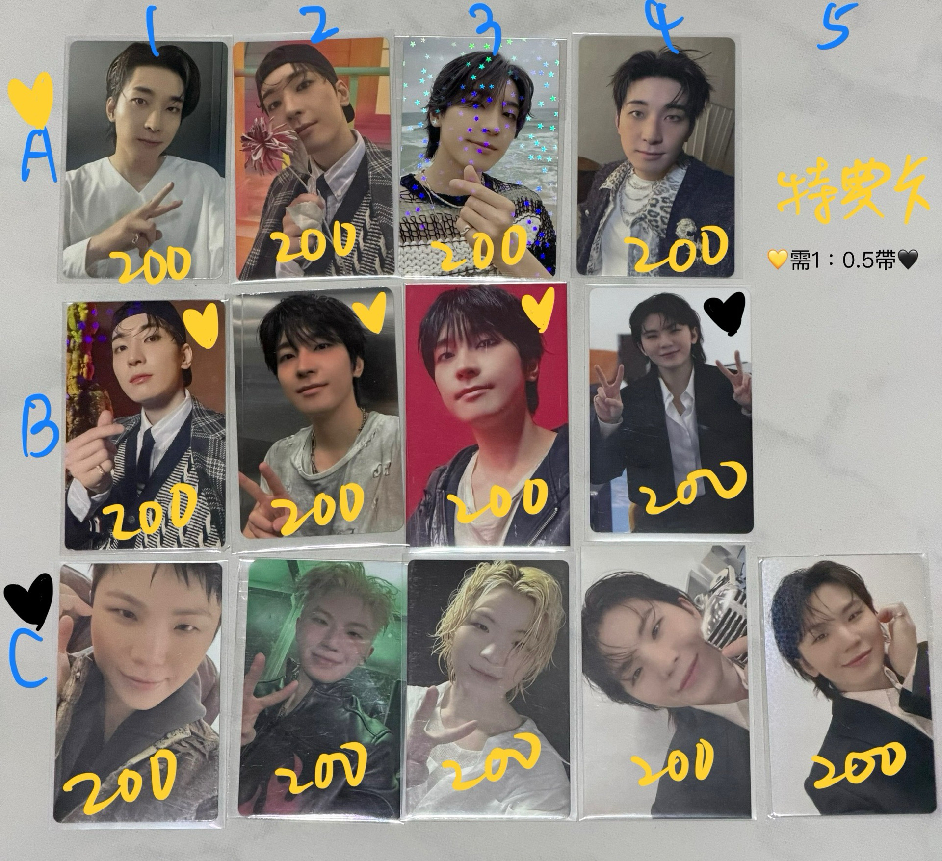 SEVENTEEN 圓 勳特典卡