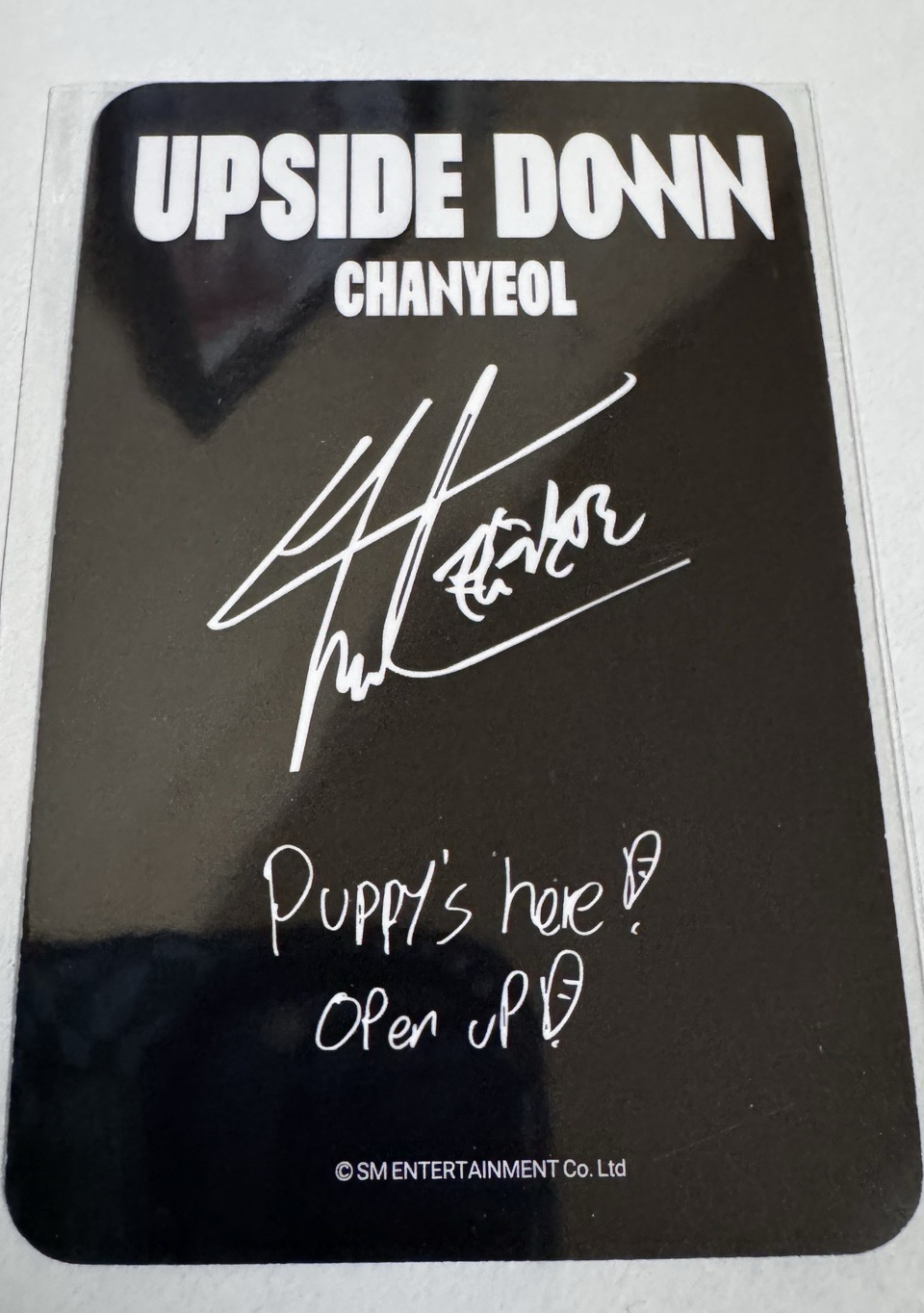 EXO燦烈 Upside Down Itta 線上簽售卡