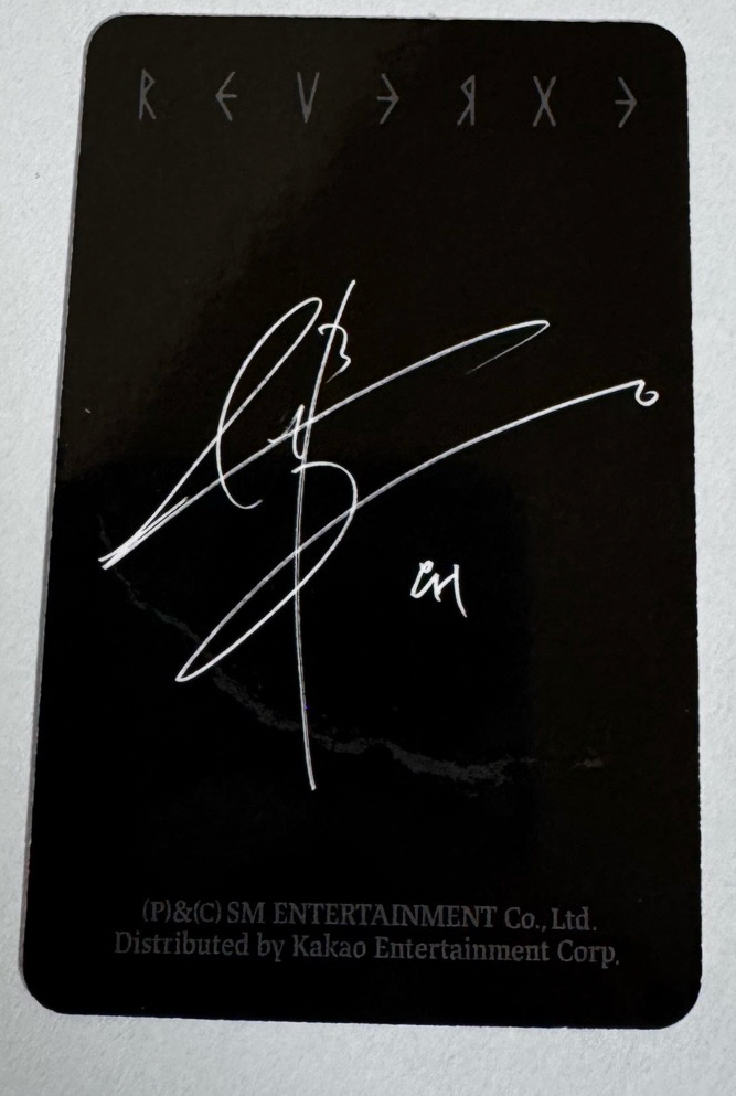 EXO世勳八輯單封專卡