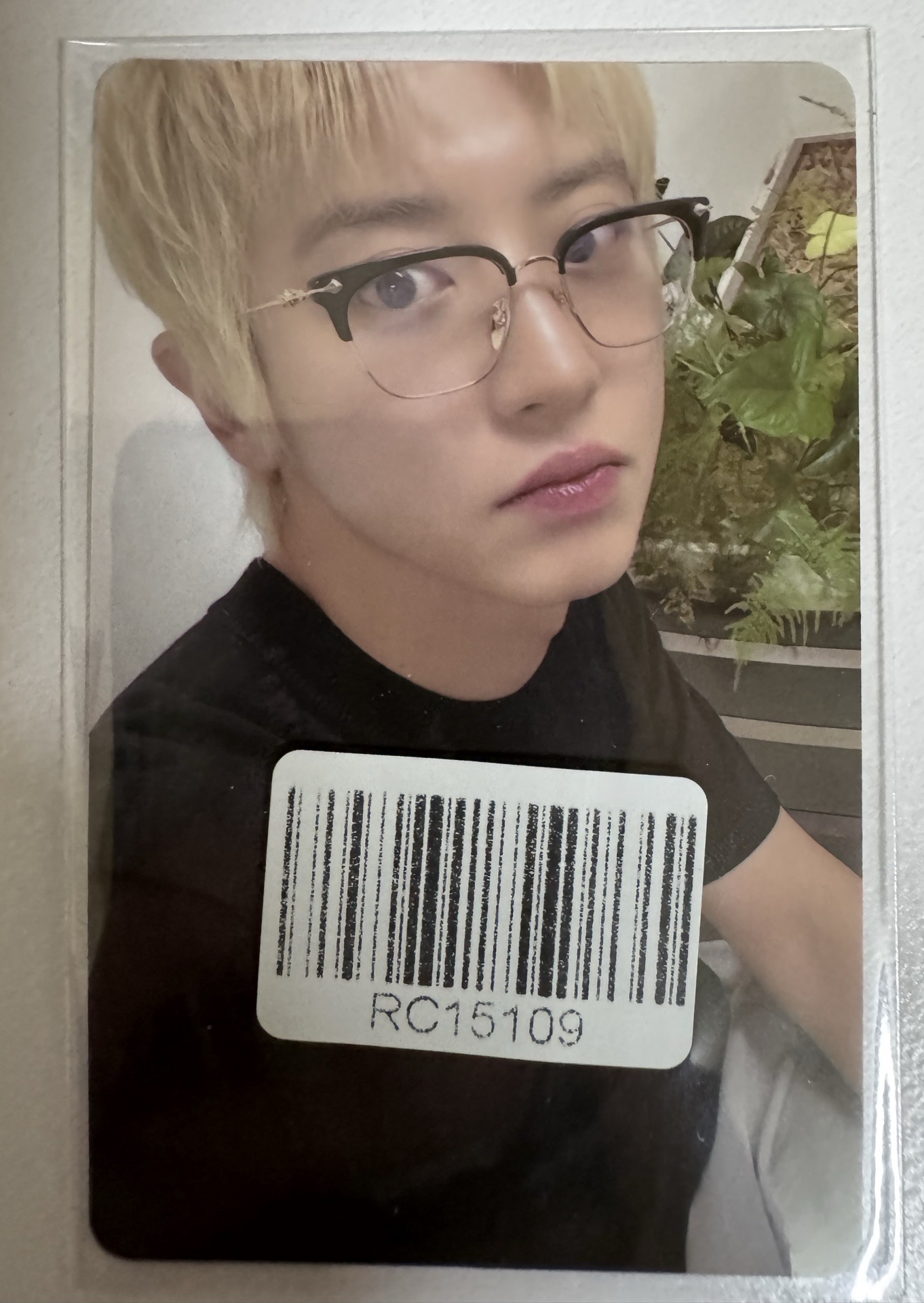 EXO燦烈 Black Out kms 簽售卡