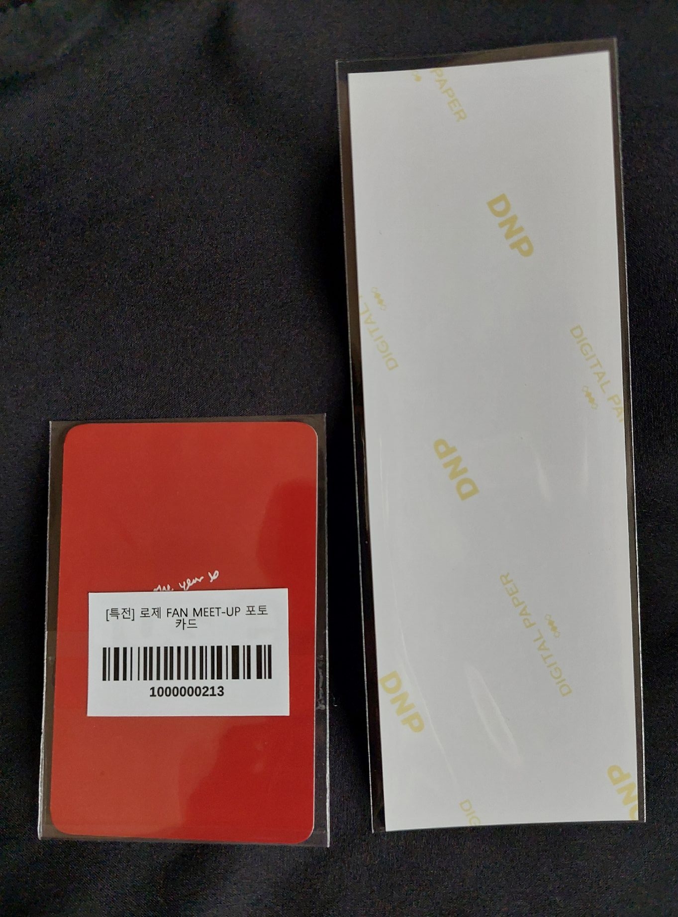 BLACKPINK ROSÉ黑廠特典＋生日四宮格