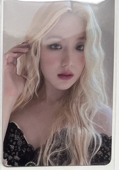 i-dle I LOVE 專輯卡 金髮刷 舒華