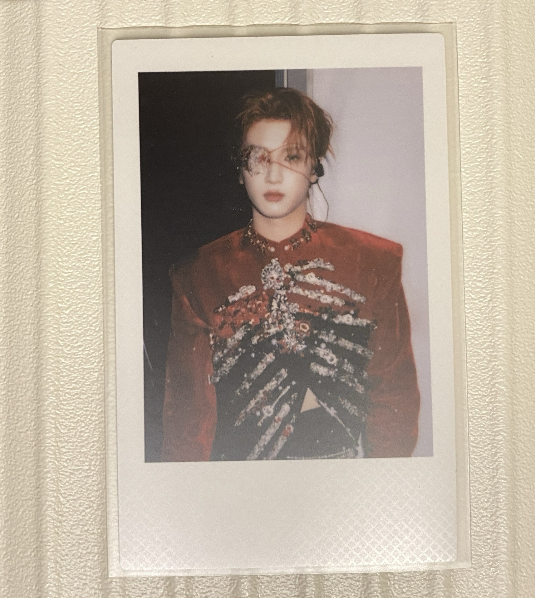 嚴浩翔上海橘髮拍立得