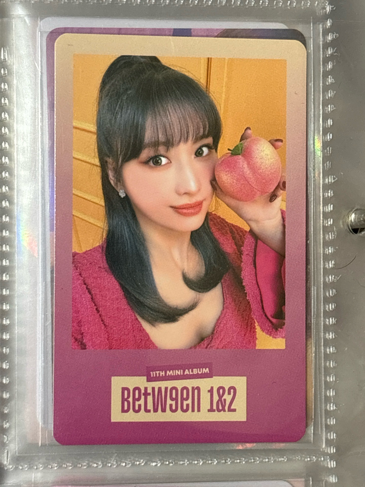 迷11 jyp 預售 特典卡 桃