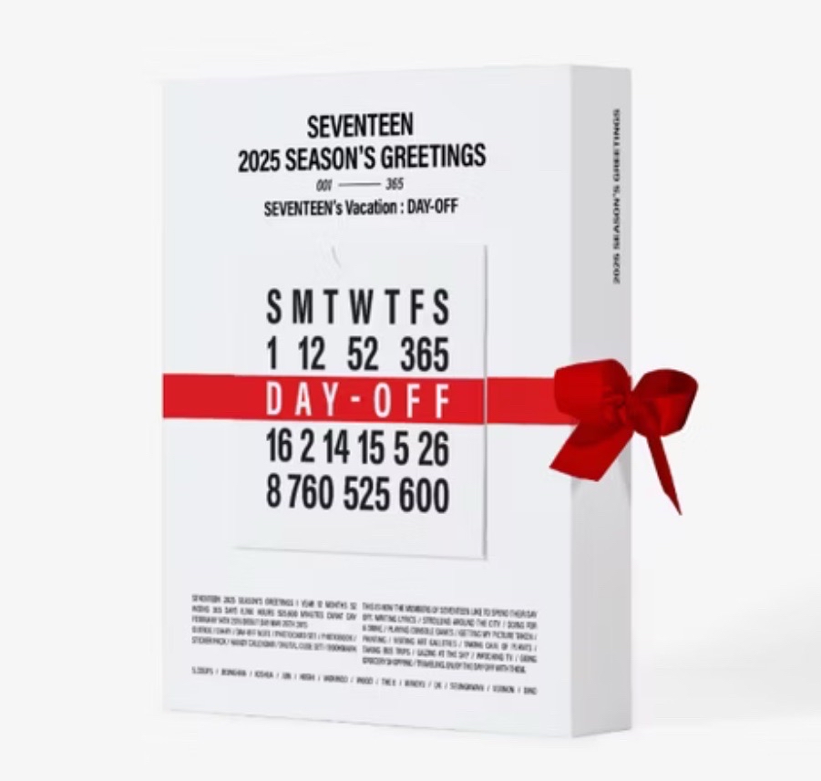 SEVENTEEN 2025年曆