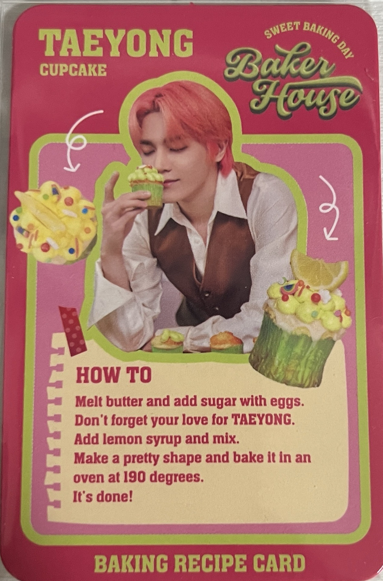 NCT127 烘焙屋 隨機卡 泰容