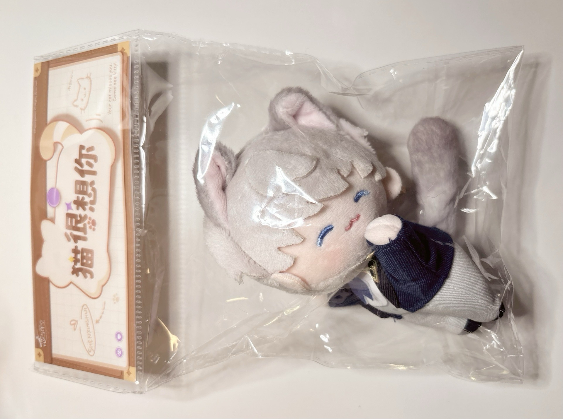 戀與深空 貓很想你 沈星回 娃娃 全新