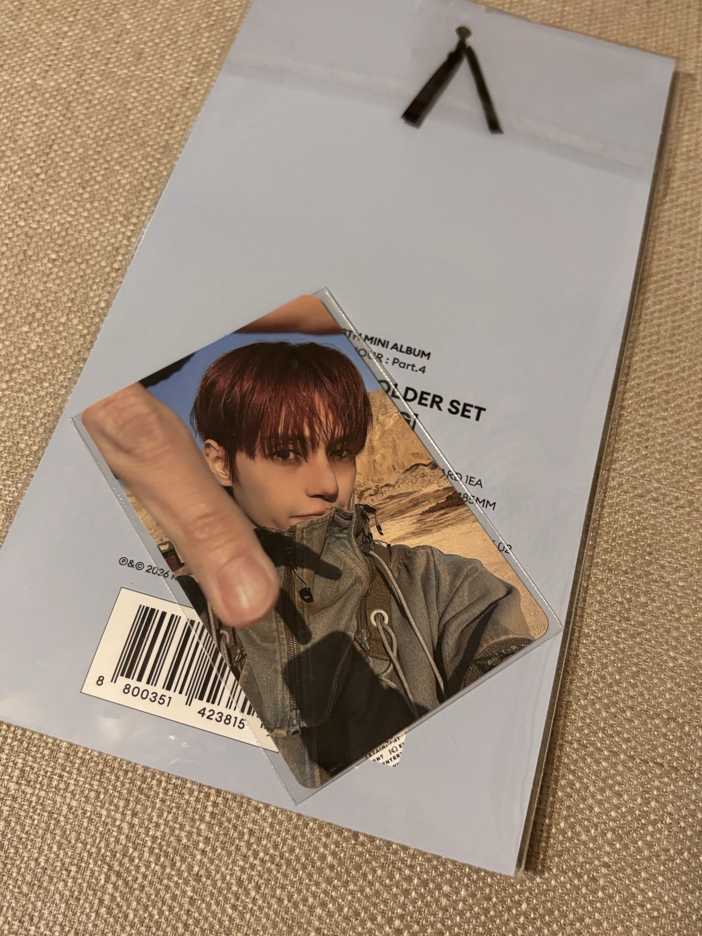 ATEEZ/ Adrenaline 快閃卡套/榮卡