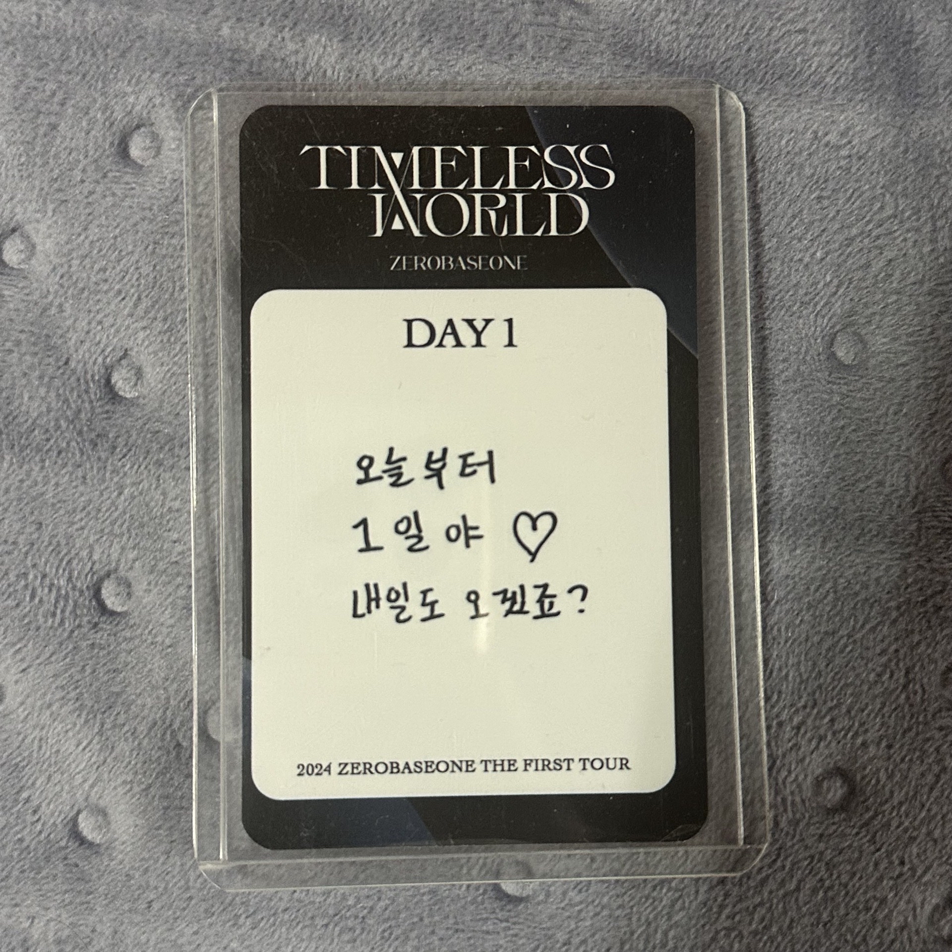 RICKY TIMELESS WORLD 首爾場       Day1 粽卡/場限卡