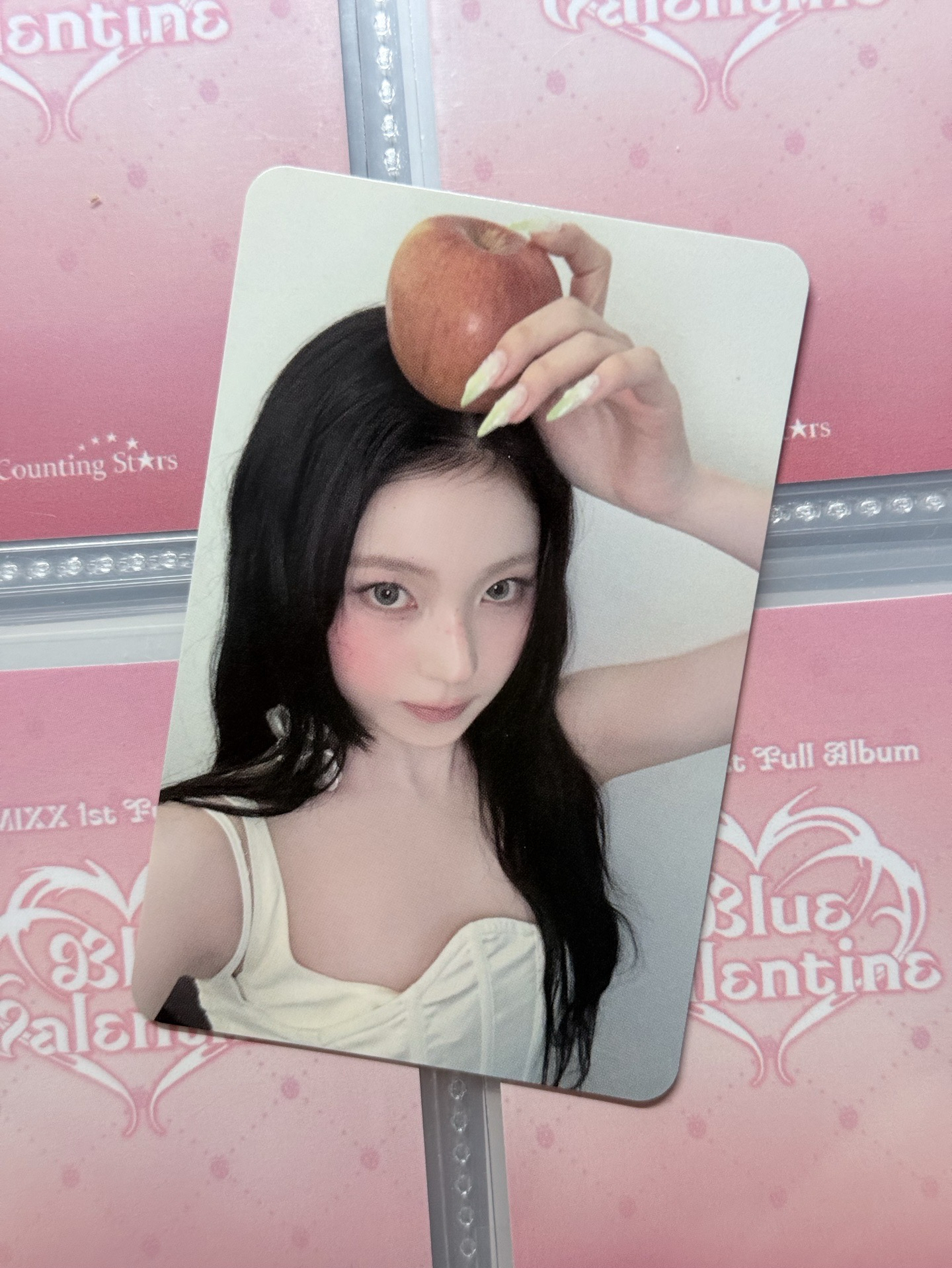 NMIXX 藍情專卡圭 蘋果圭