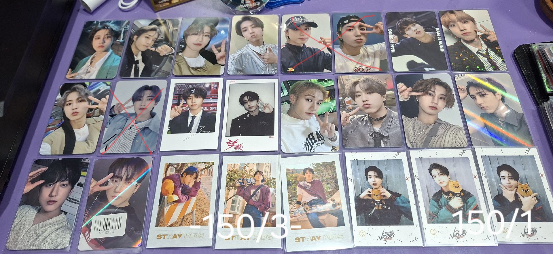 Stray kids Han Bang Chan Changbin 韓知城 方燦 徐彰彬 150/1