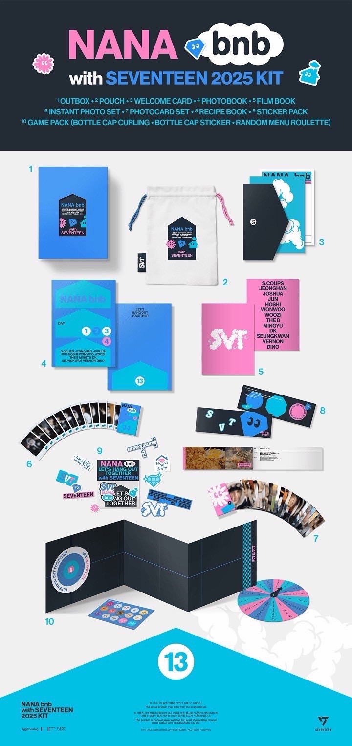 NANA bnb with SEVENTEEN 2025 KIT