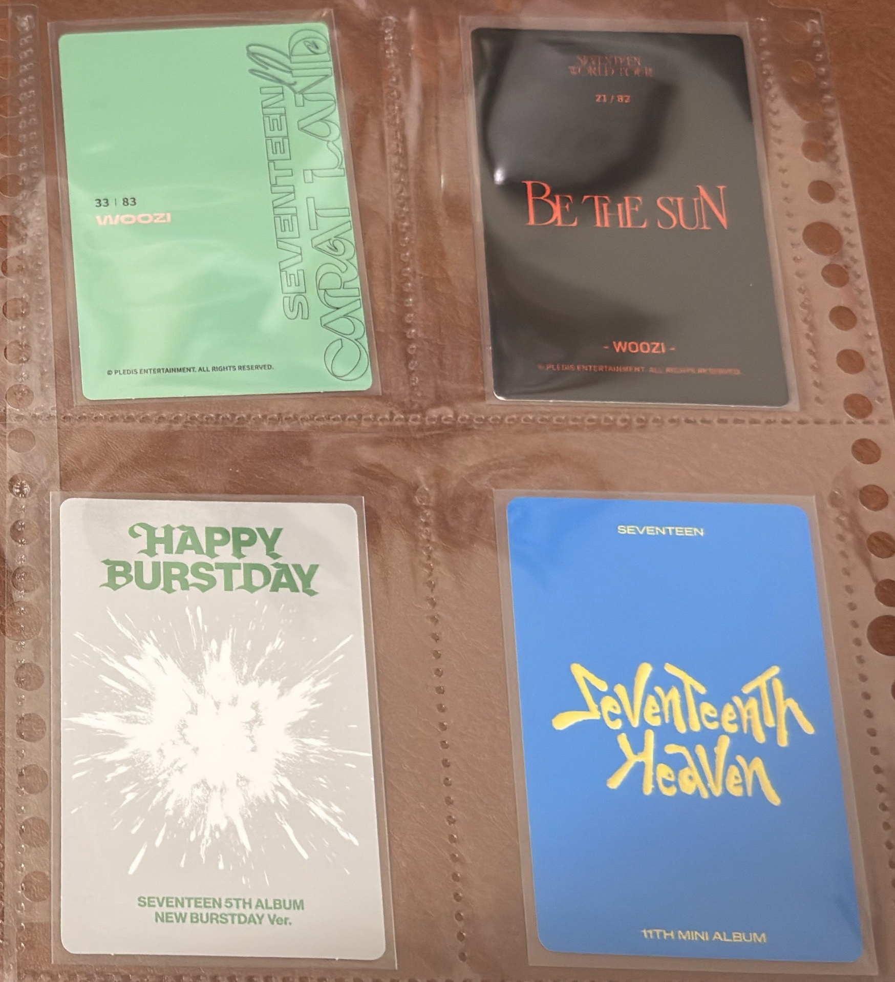 豪雨 Hoshi Woozi 小卡