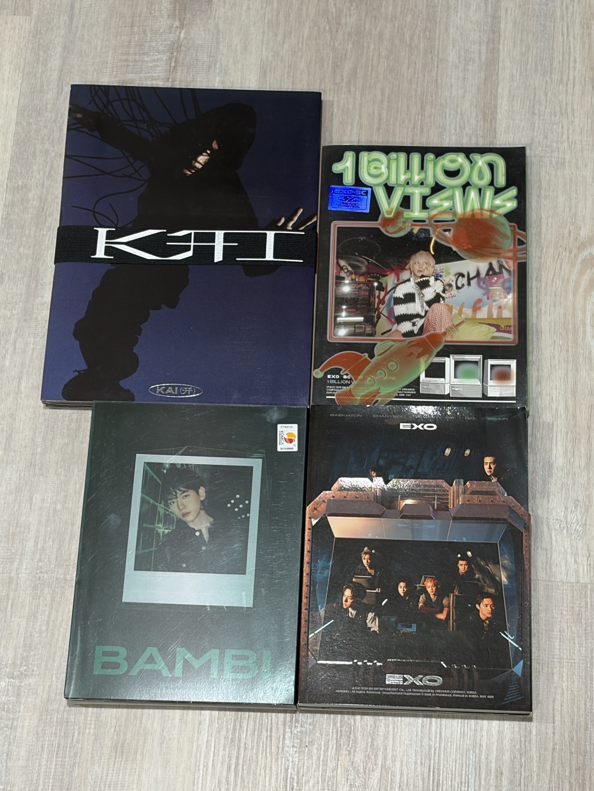 EXO專輯4張合售｜DON’T FIGHT THE FELLING+Bambi+KAI+SC｜出清價（可議價）