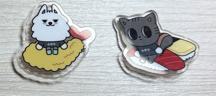 炸蝦勇猛&壽司松喵