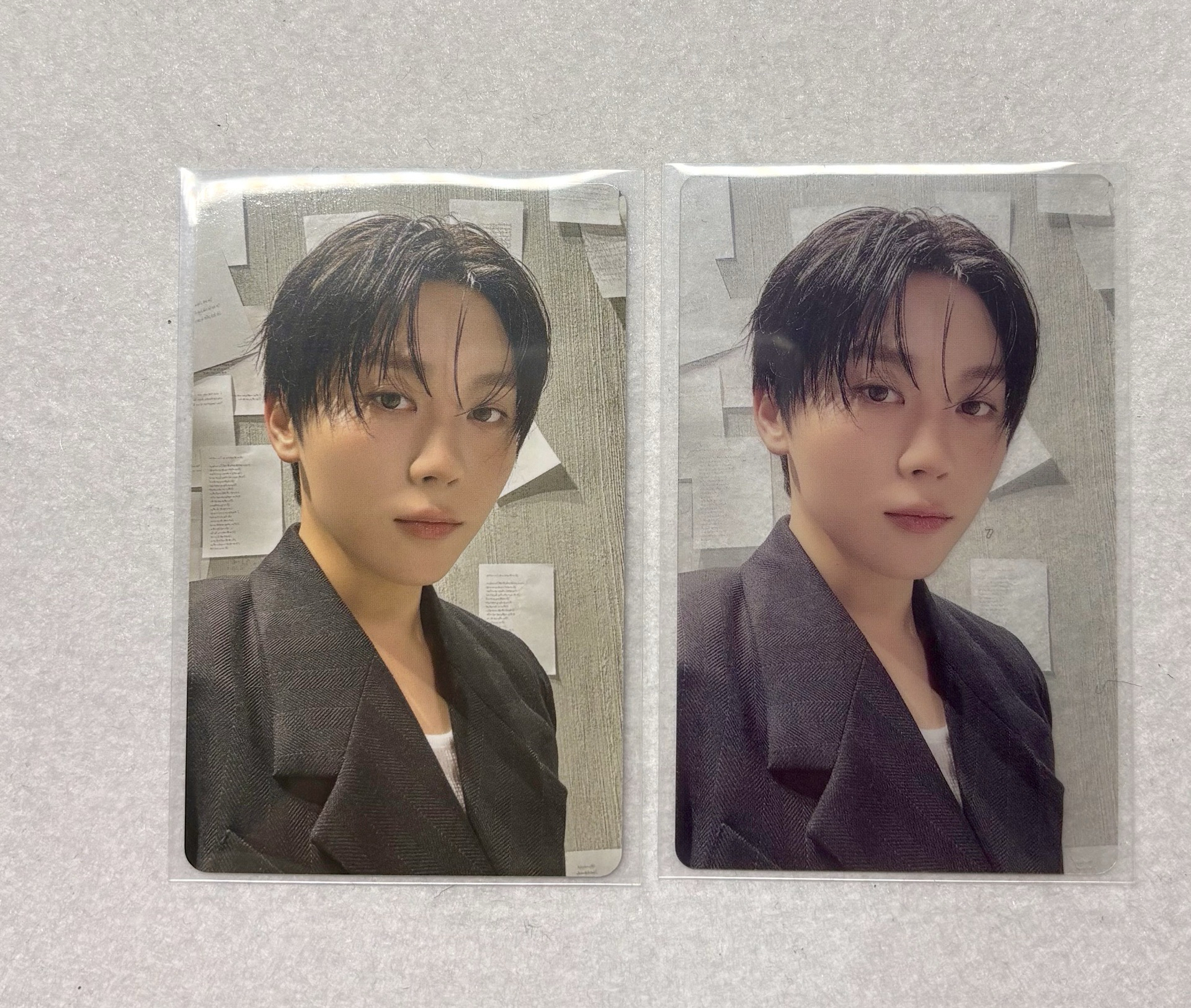 wvs特典兩張不拆（右邊那張是透卡）