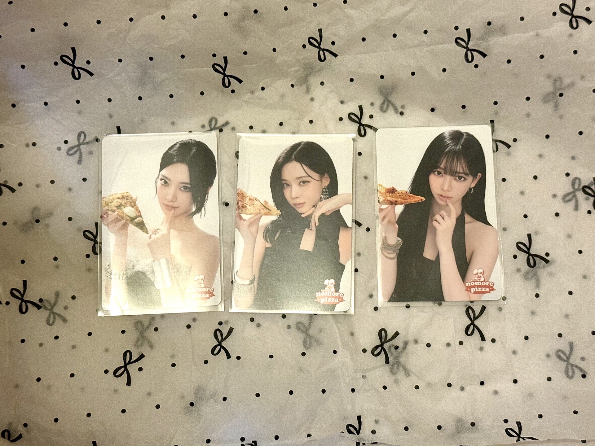 aespa no more pizza 2.0代言卡 柚冬寧