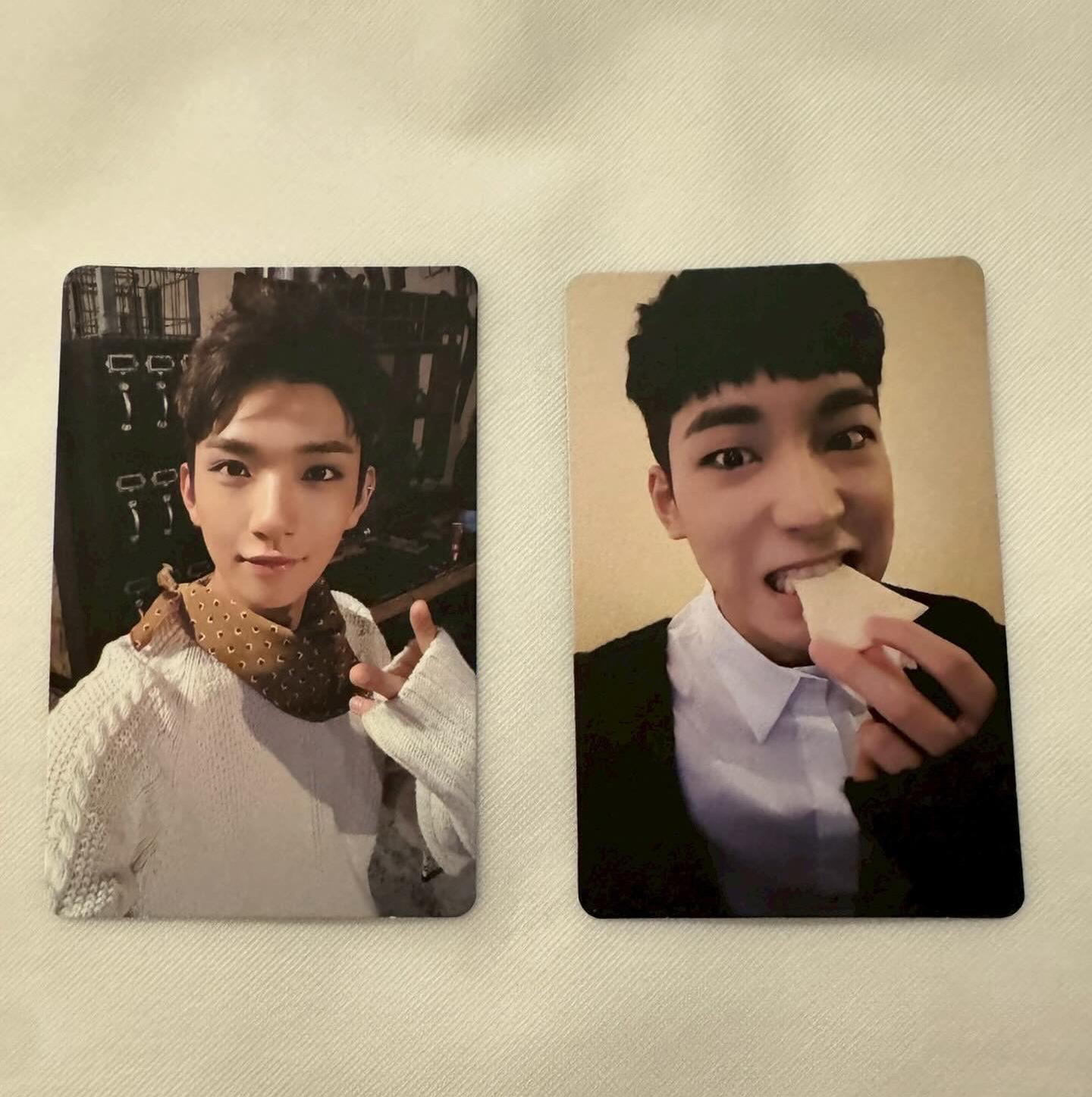 兩張一起 JOSHUA WONWOO Going Seventeen 專卡