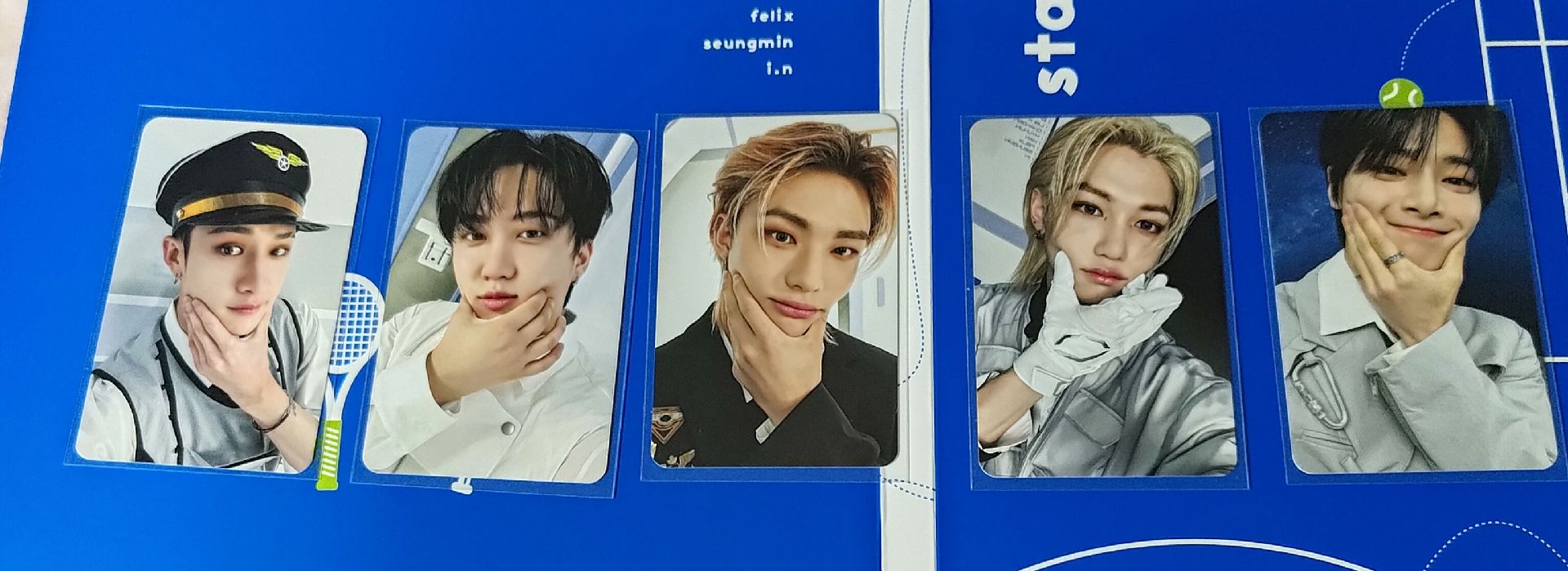 飛行員滿額卡-燦彬辰菲寅-5張不拆