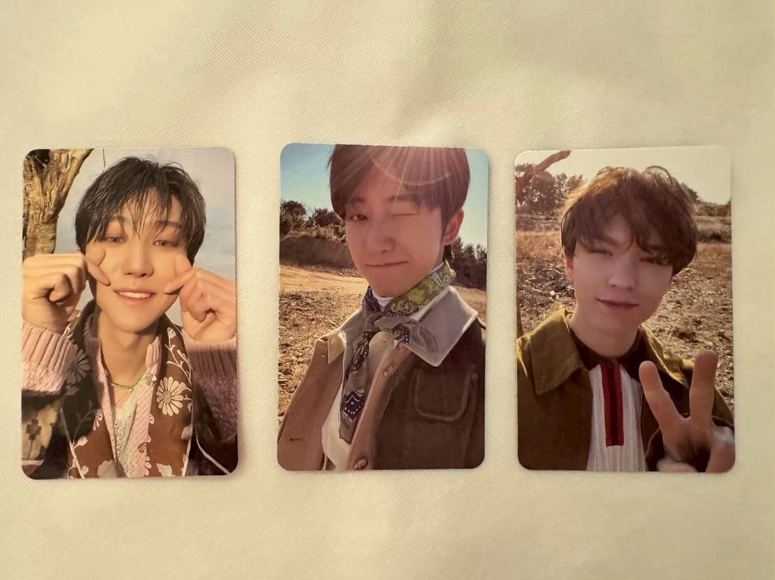 三張一起 THE8 VERNON FACE THE SUN 專卡