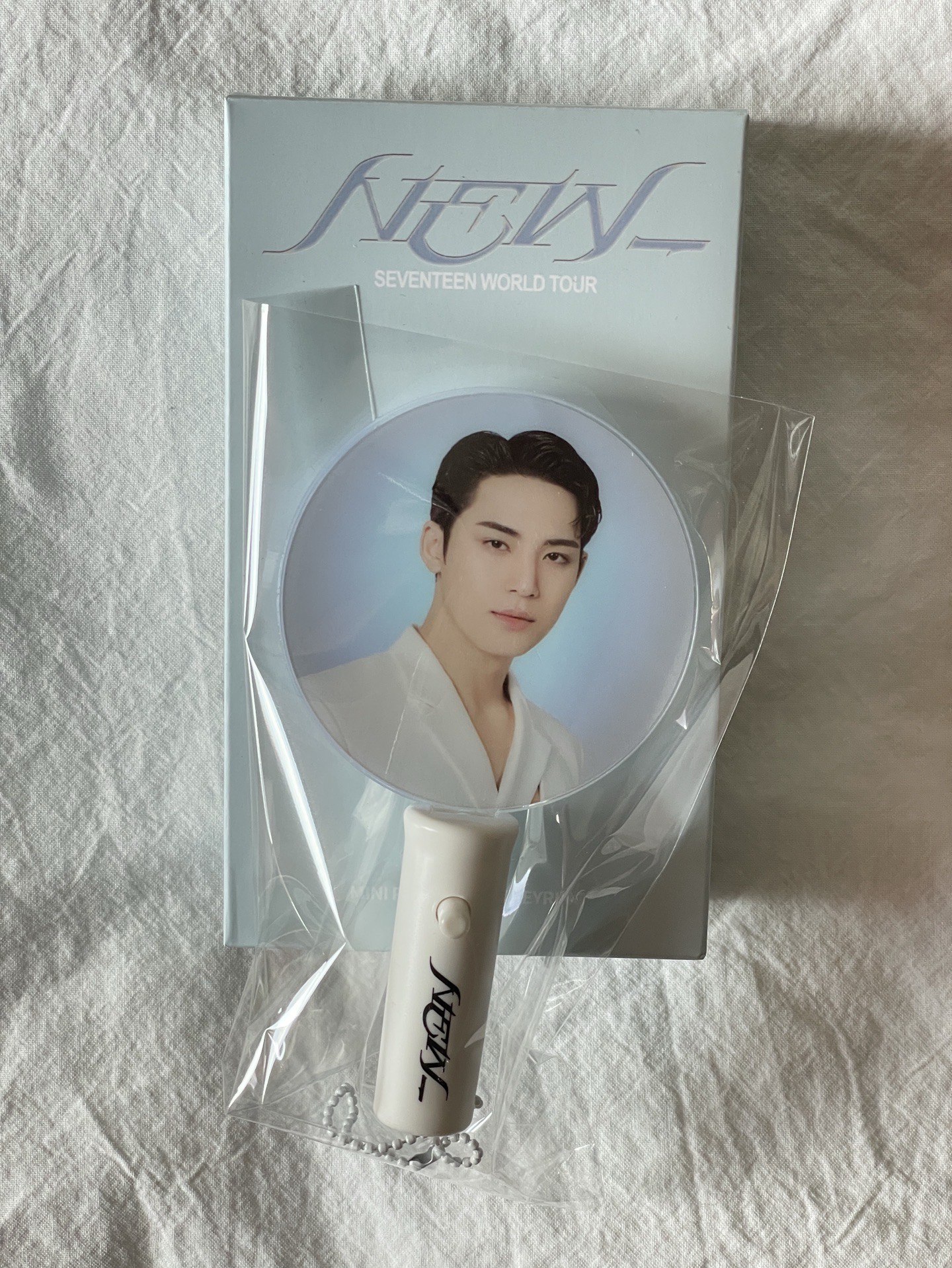 Seventeen New 迷你手燈 鑰匙圈 扇 珉奎 玟奎 Mingyu