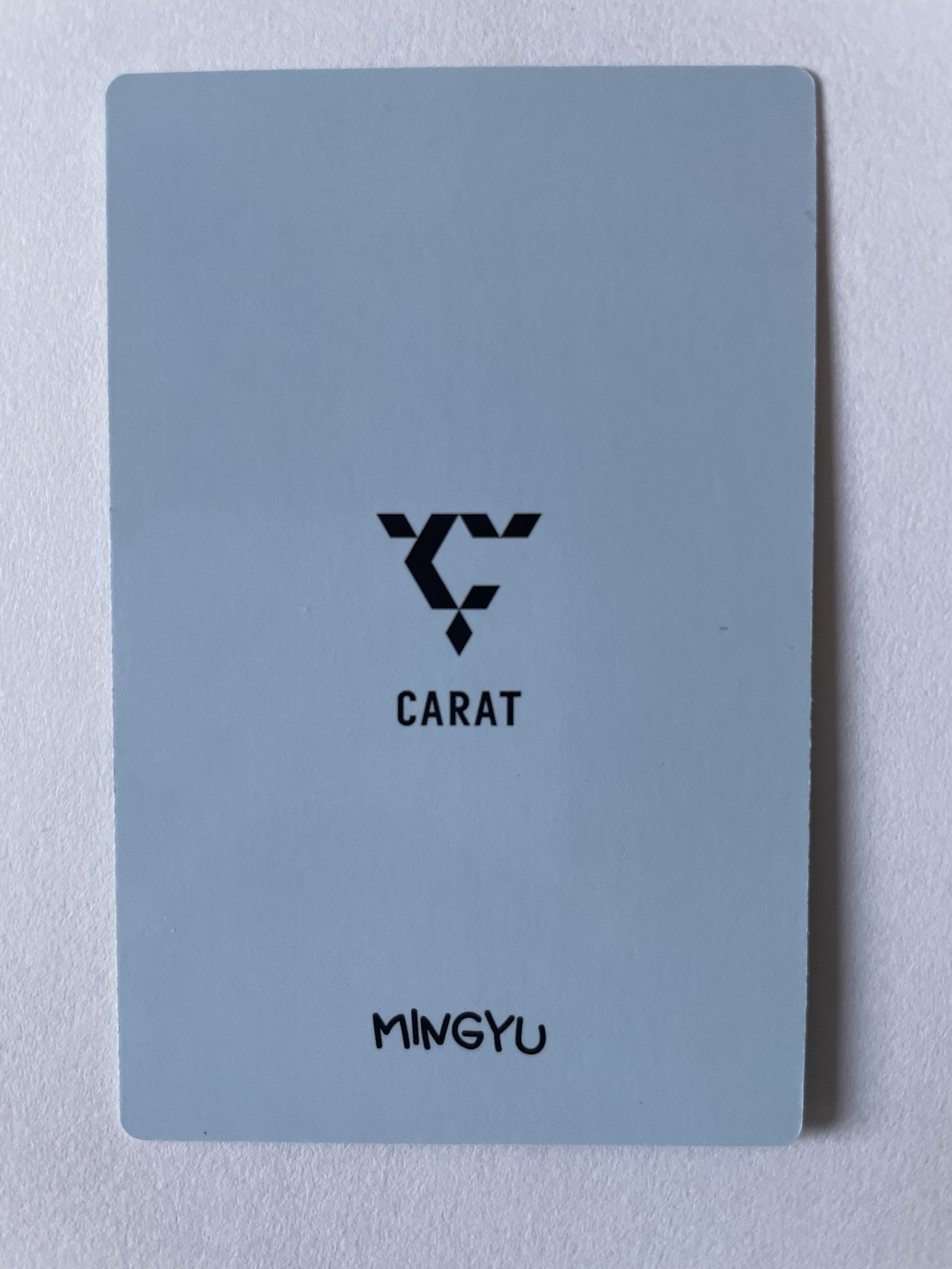 Seventeen 9期 會員禮 小卡 Mingyu 珉奎