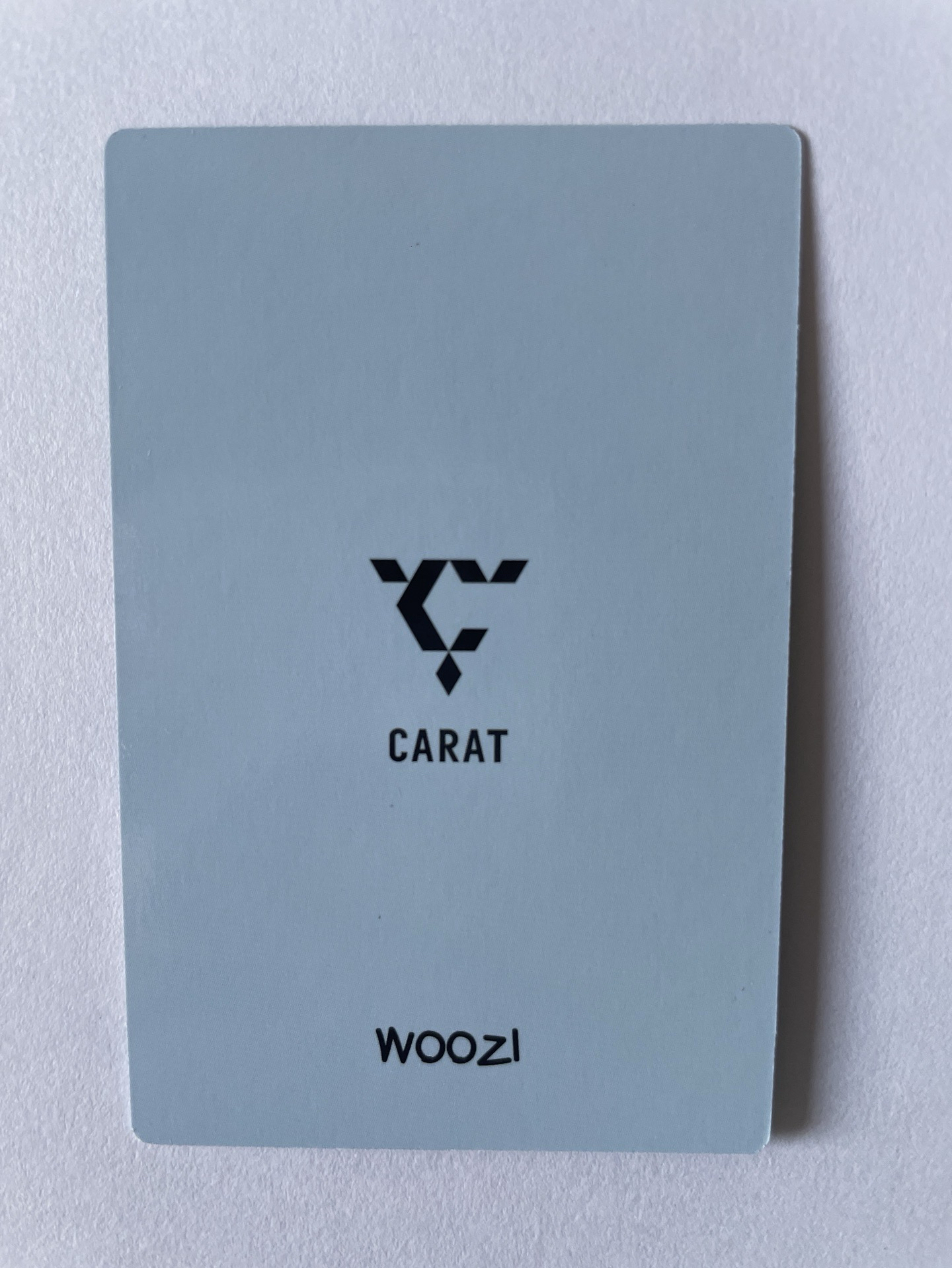 Seventeen 9期 會員禮 小卡 Woozi 知勳