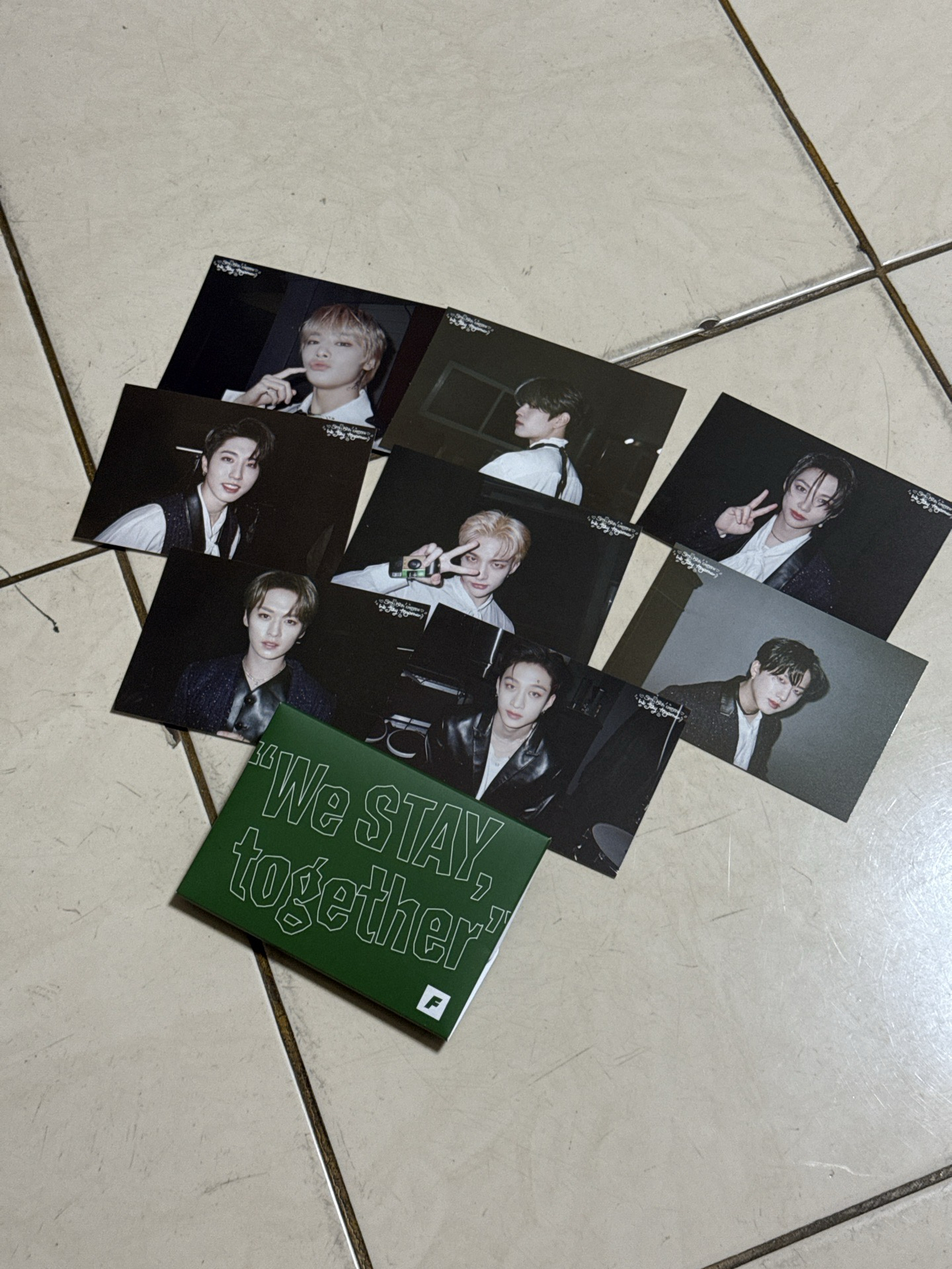 We STAY, together 明信片組 F版