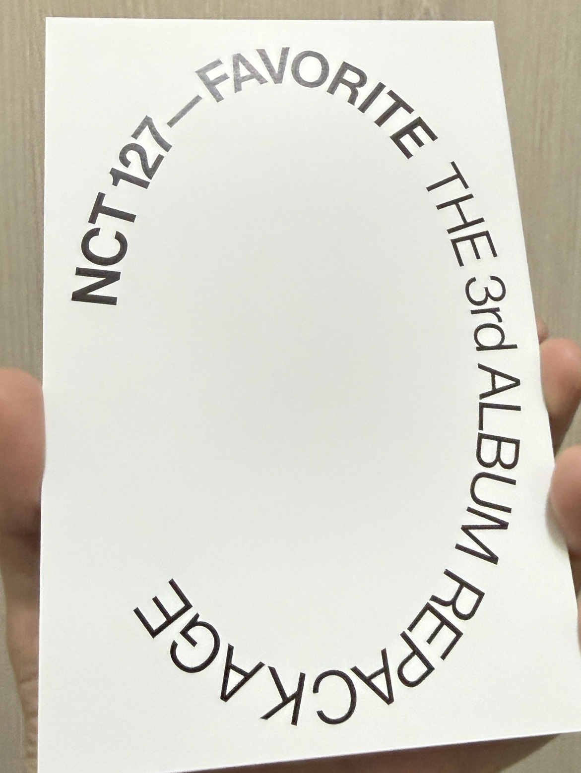 廷祐FAVORITE專輯明信片