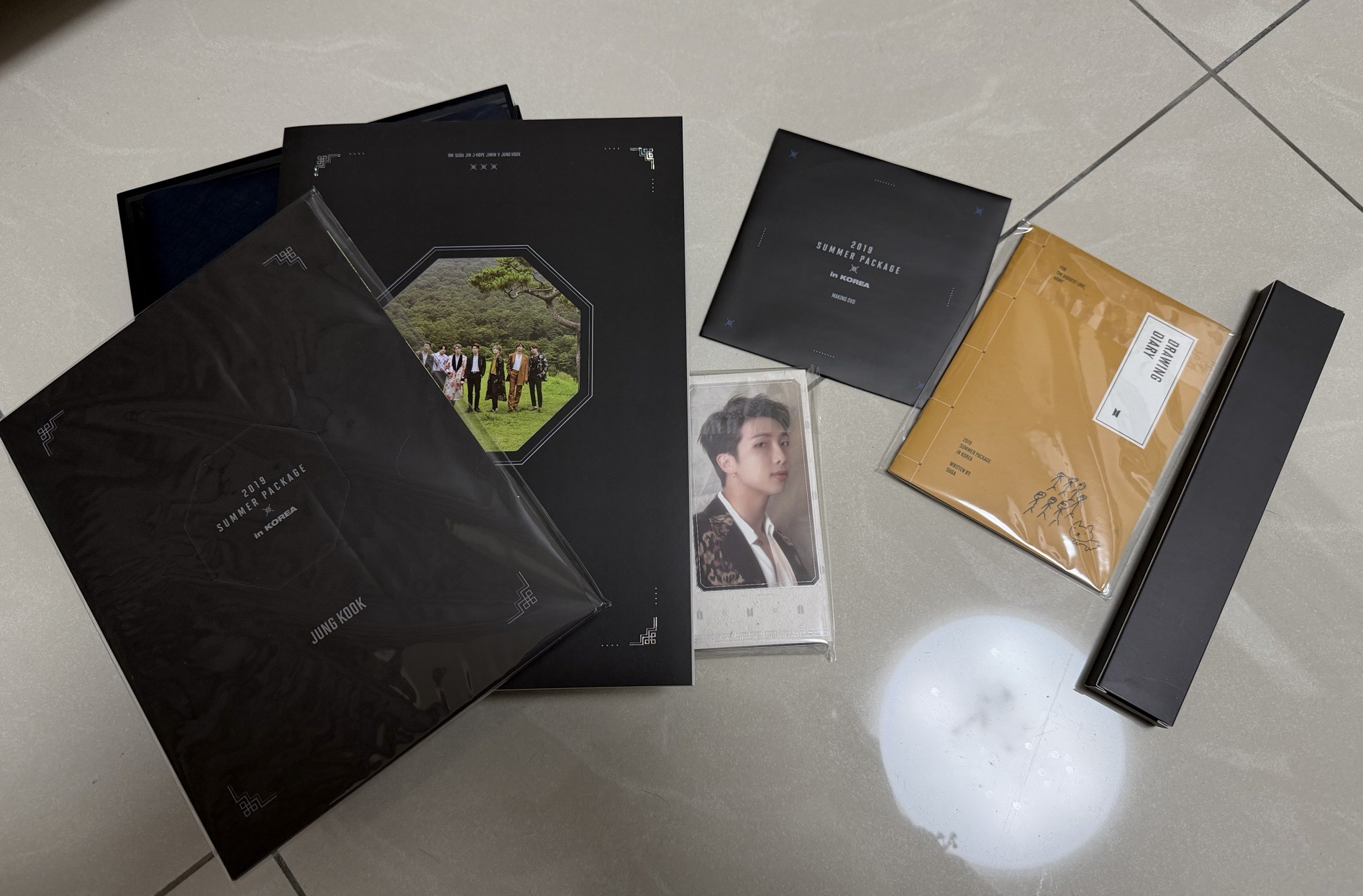 2019夏日寫真 SUGA手寫筆記