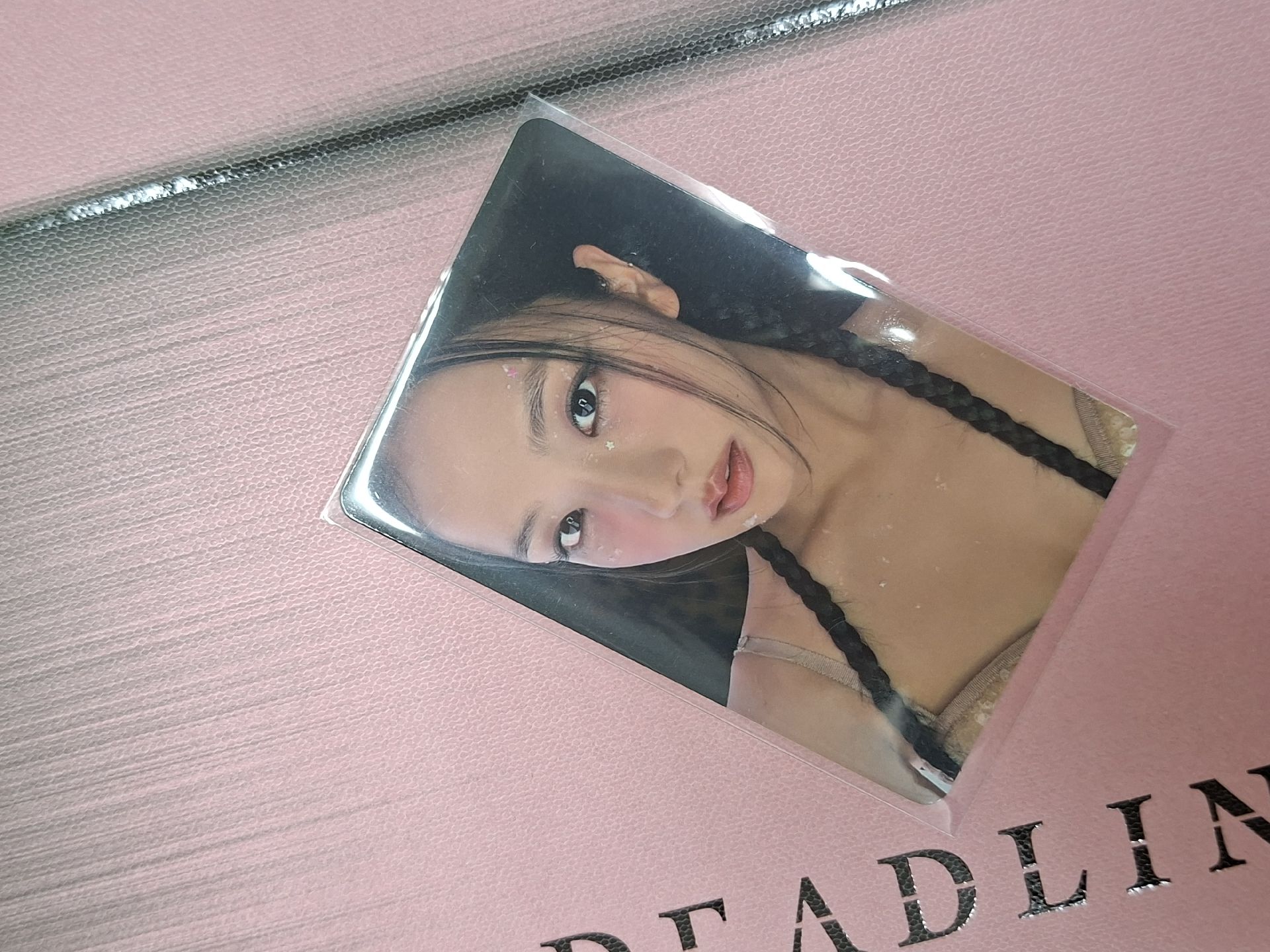 JISOO DEADLINE pink ver.專卡ᐝᡣ𐭩