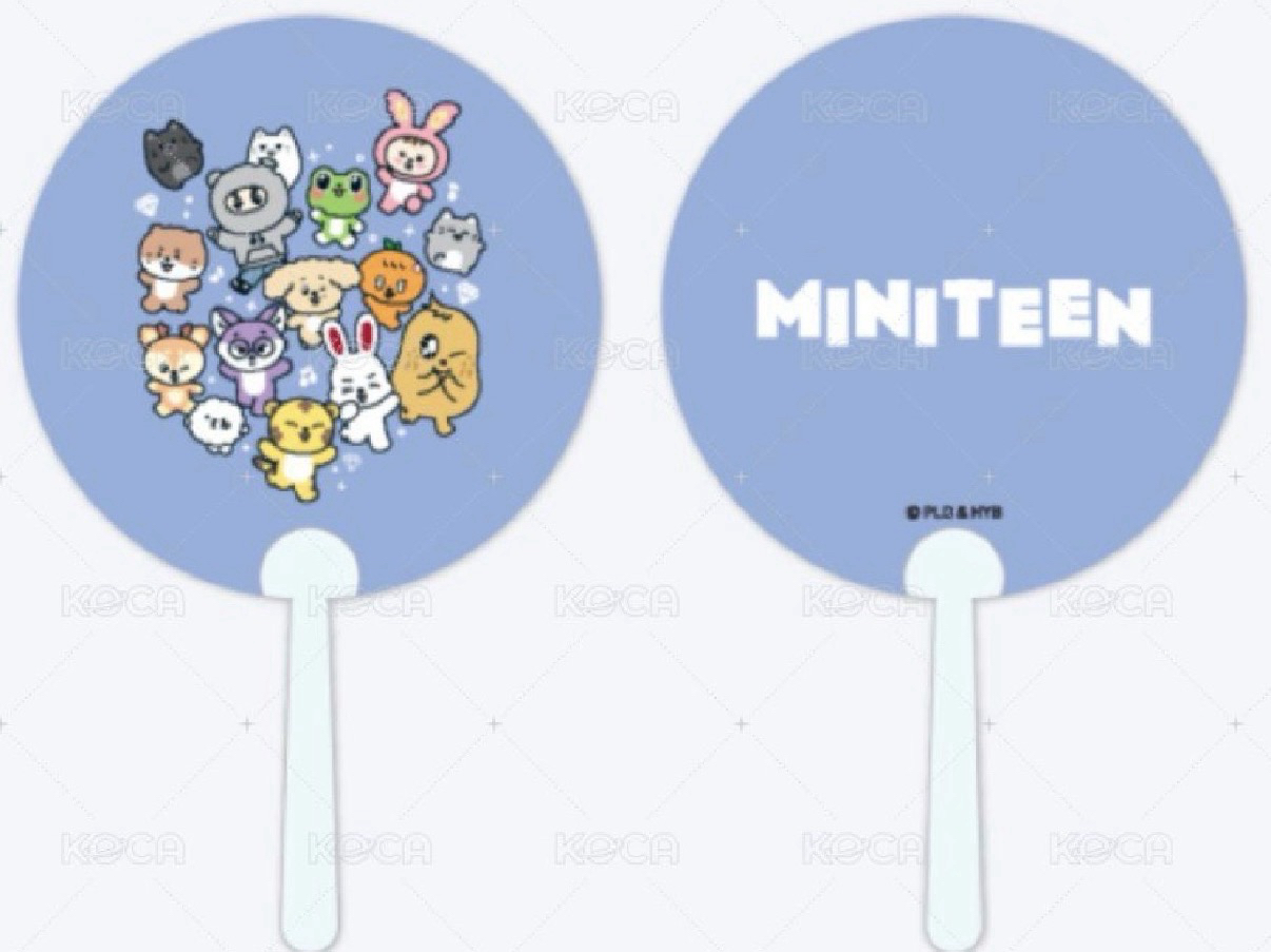 Miniteen 線下快閃店 入場禮 扇子
