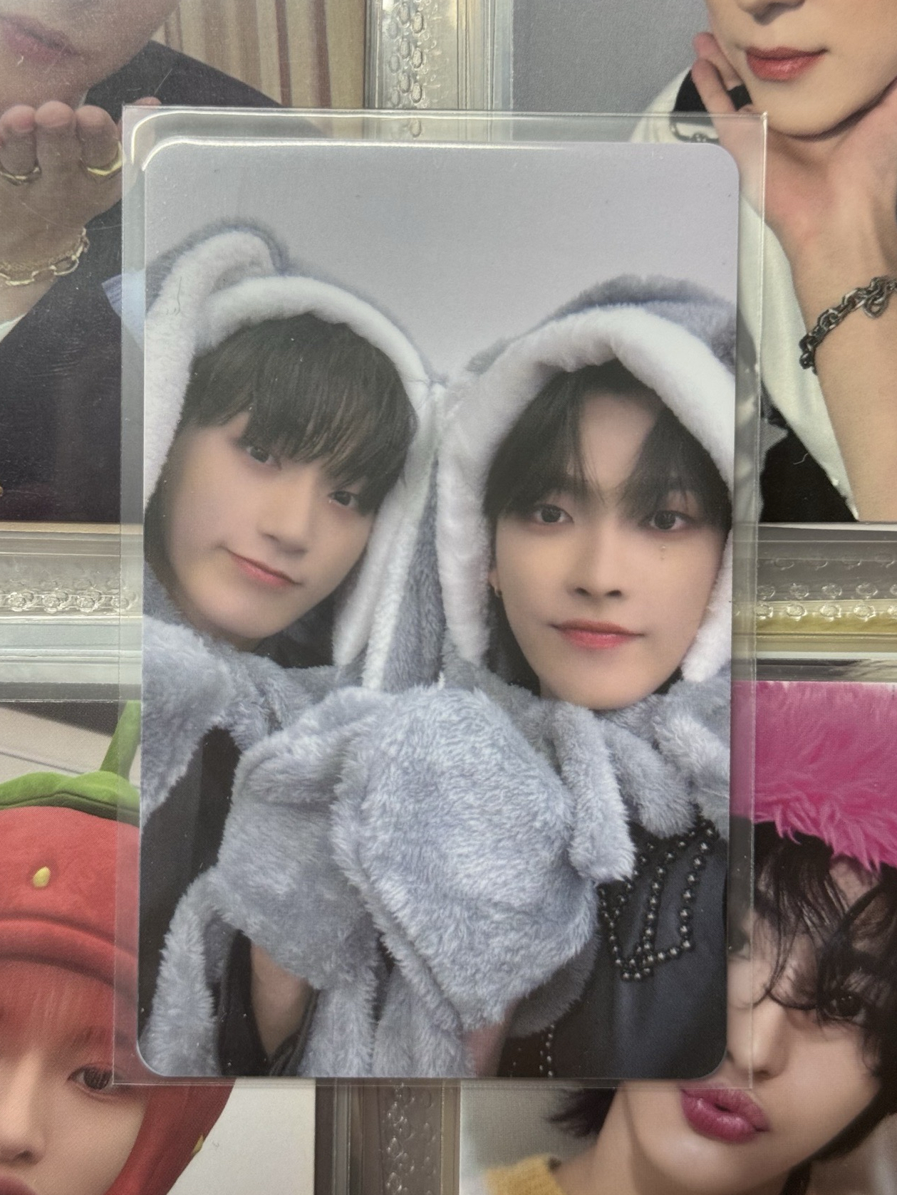 中傘灰兔雙人卡(多帶賣場小卡任一)