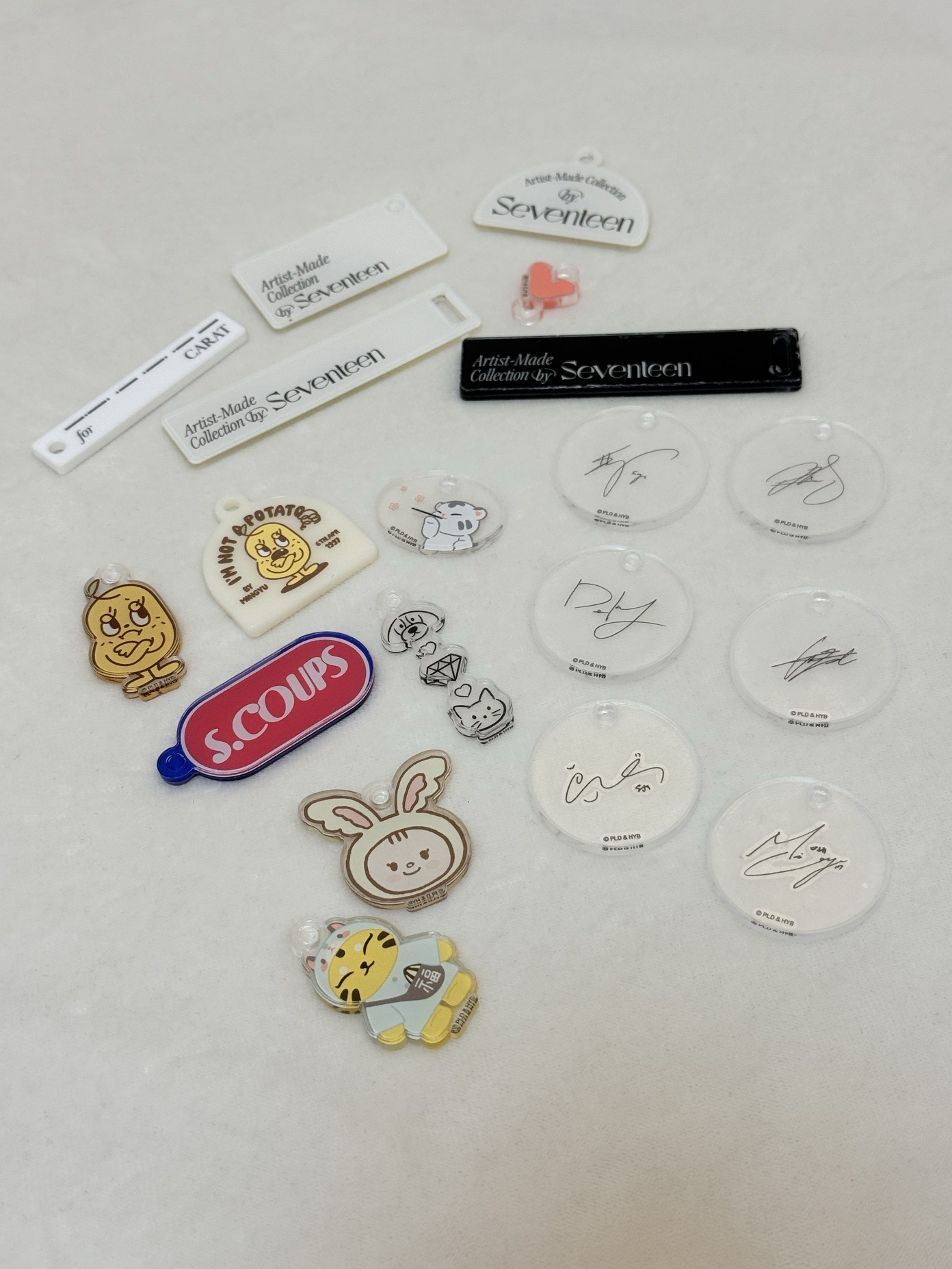 SVT 成員自製快閃 吊飾鑰匙圈