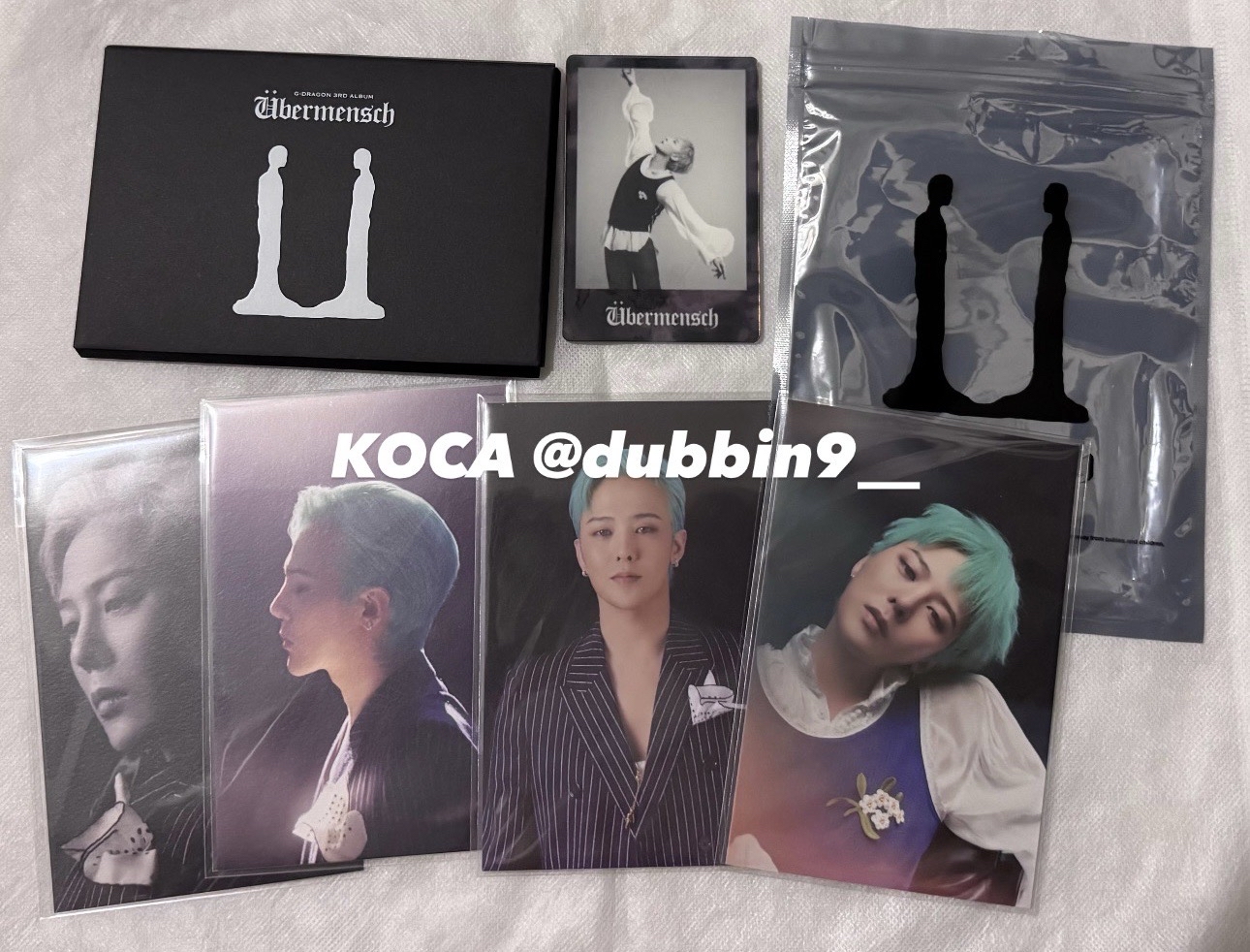 G-Dragon 展覽 周邊 明信片 小卡組