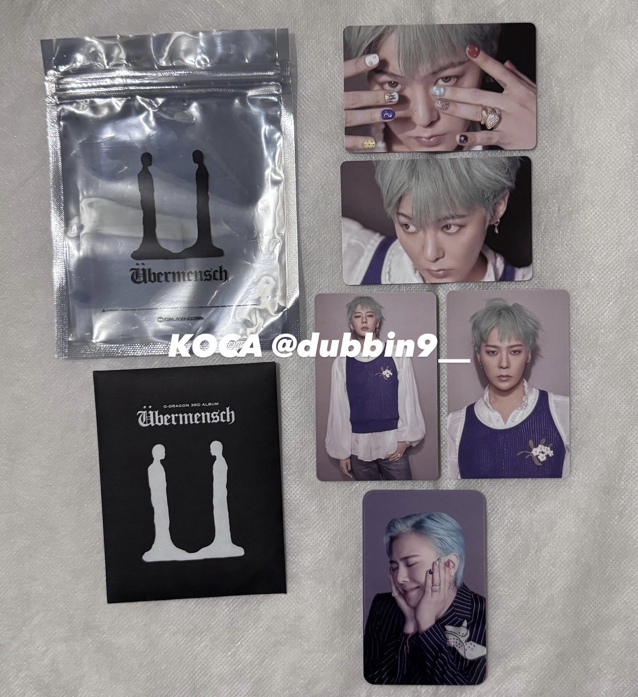 G-Dragon 展覽 周邊 明信片 小卡組