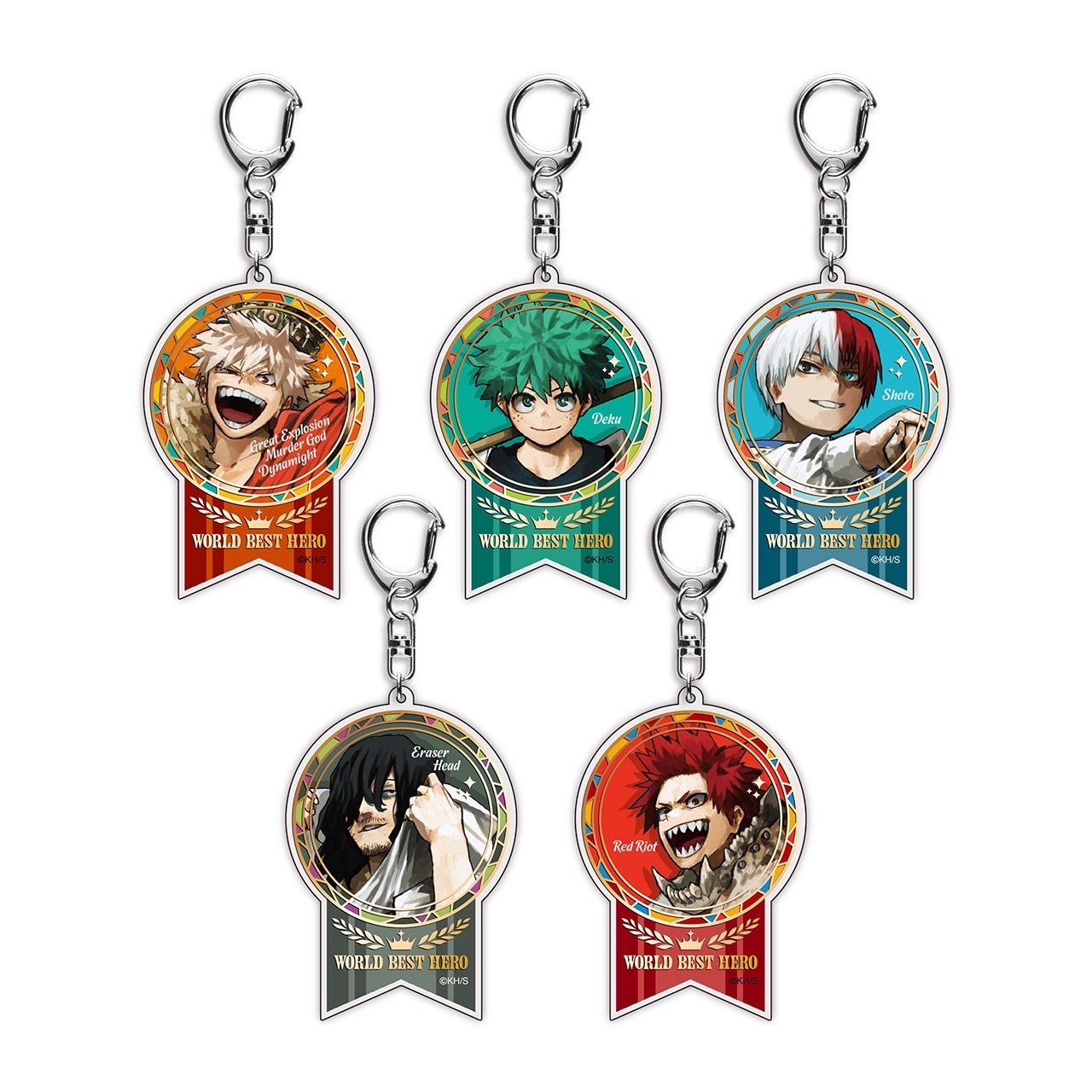 WORLD BEST HERO 壓克力鑰匙圈