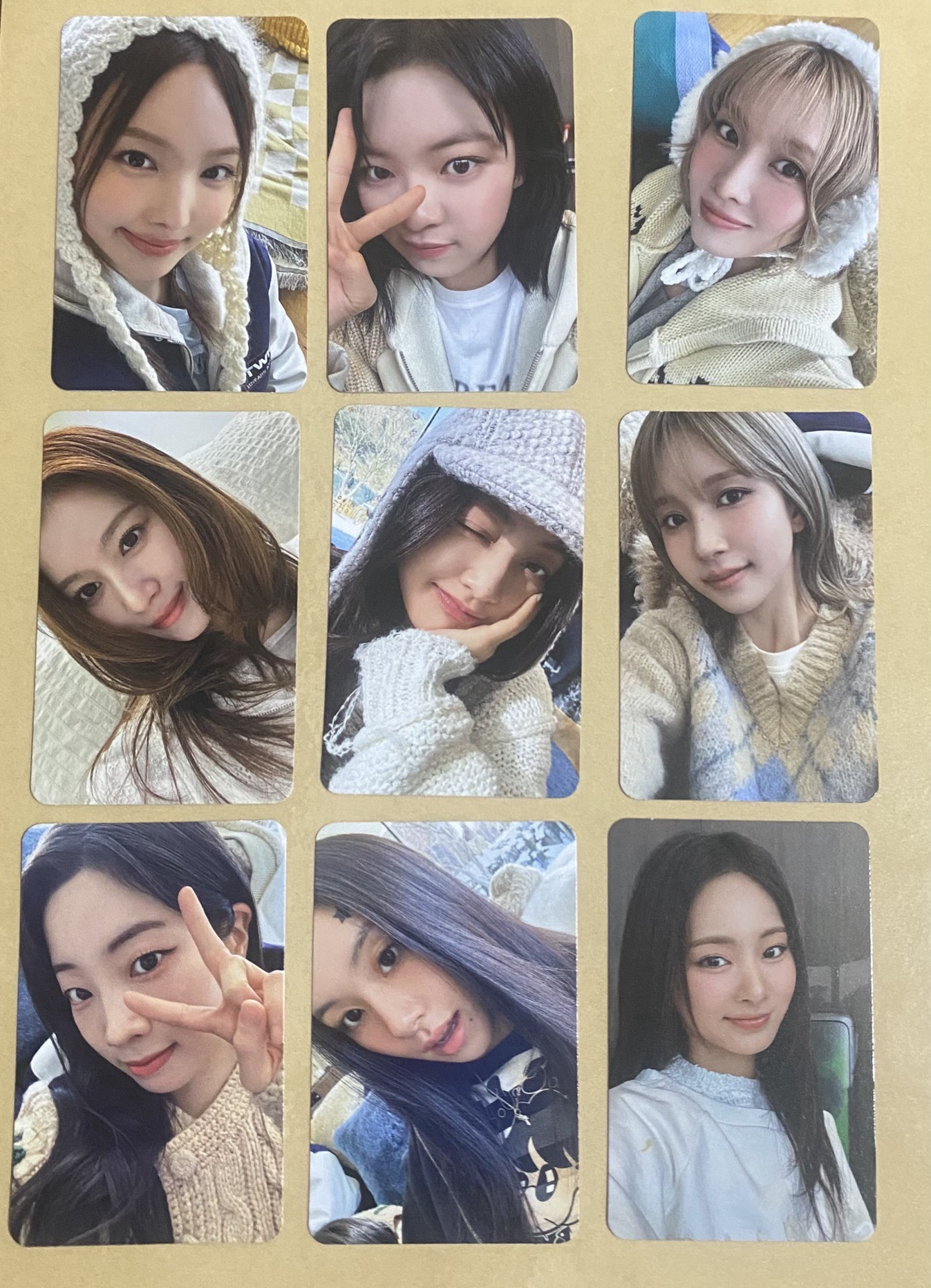 TWICE 十週年電影 韓版 小卡一套