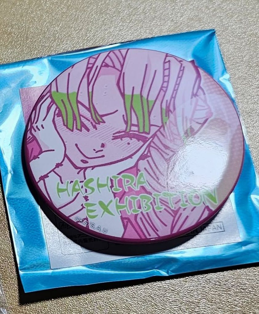 柱展 情緒 徽章 09 蜜璃 手帕 扭蛋