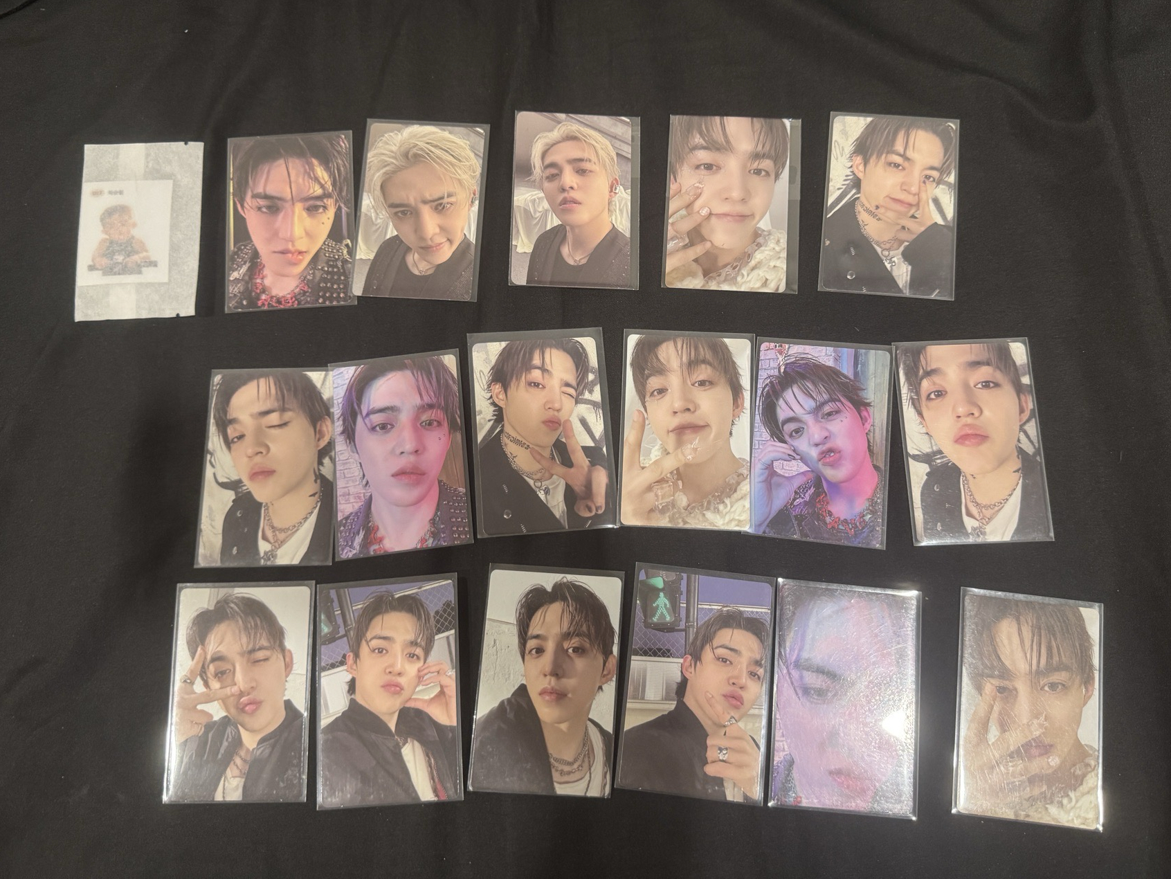 seventeen 正五 哲公放打歌卡&逆應援小貼紙盤