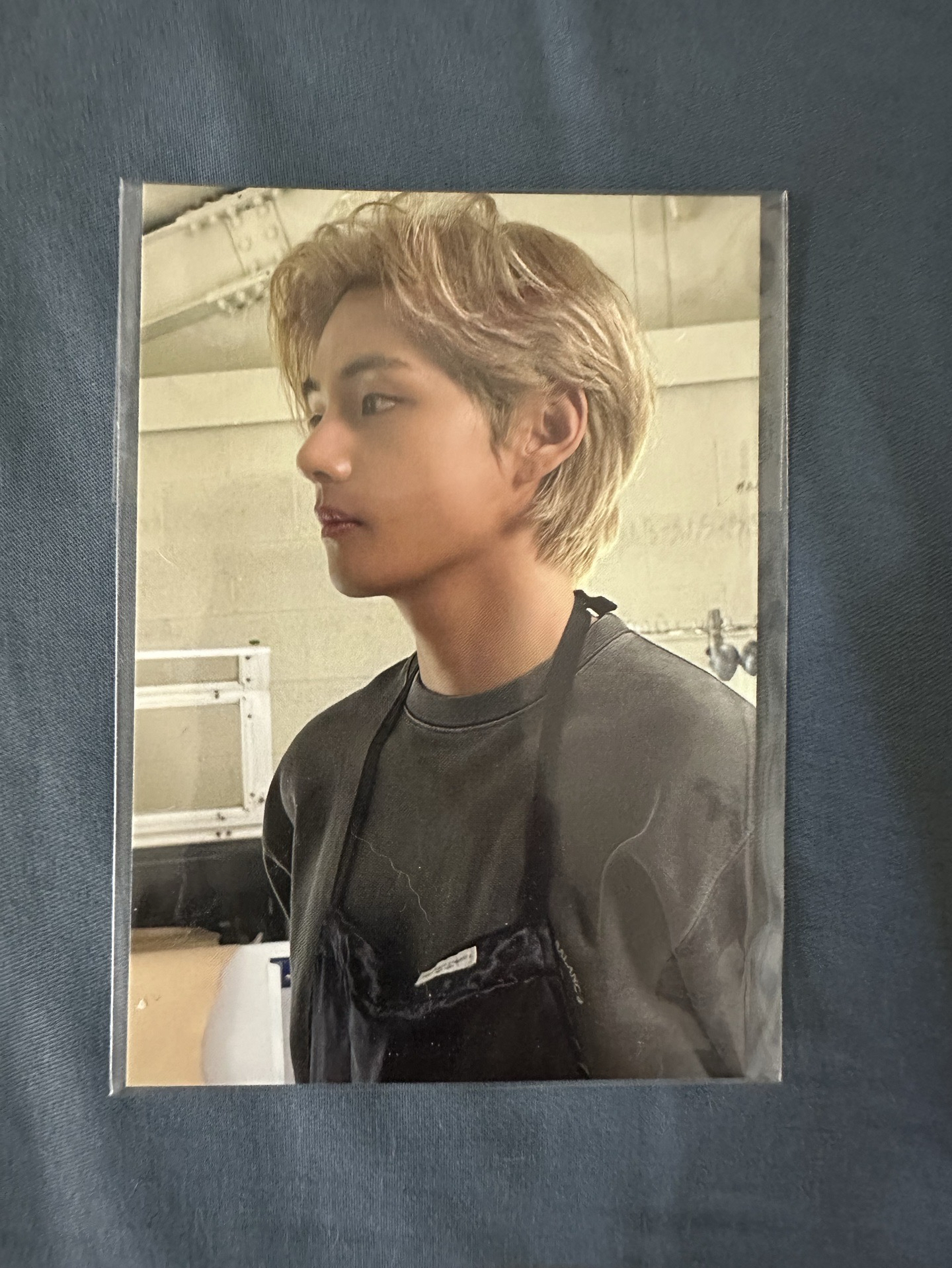 BTS LAYOVER 周邊卡 短袖卡 橘TAN V/泰亨