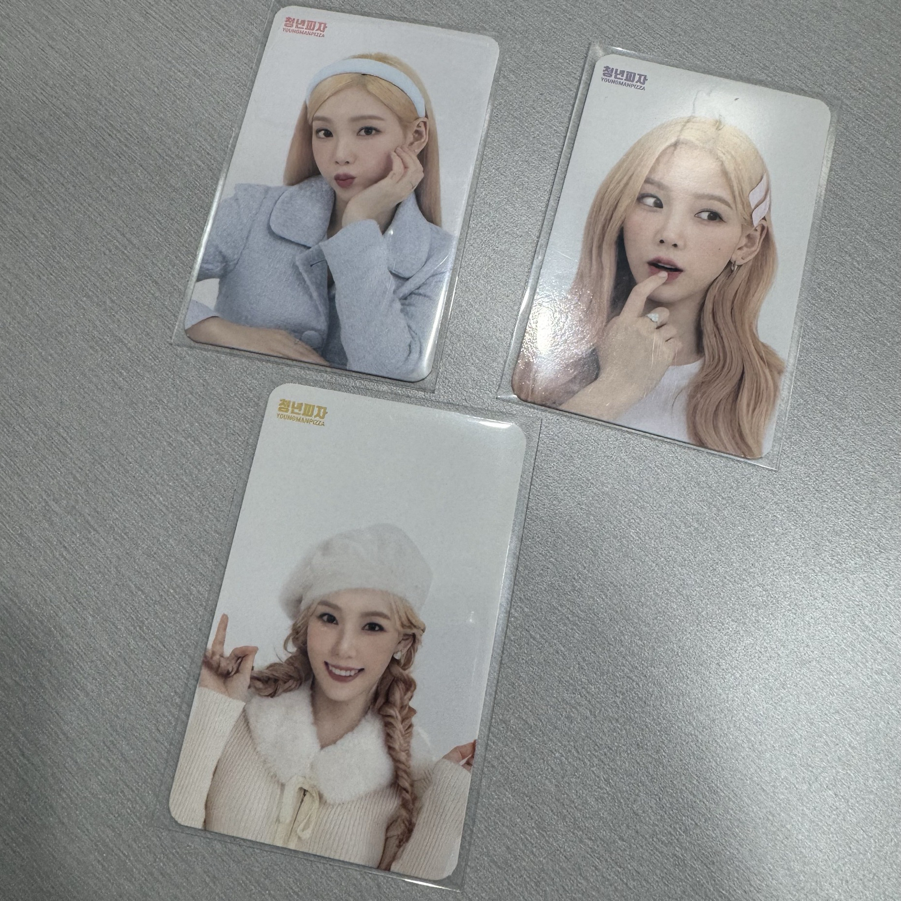 Youngman Pizza 4.0 代言卡 太妍 小卡