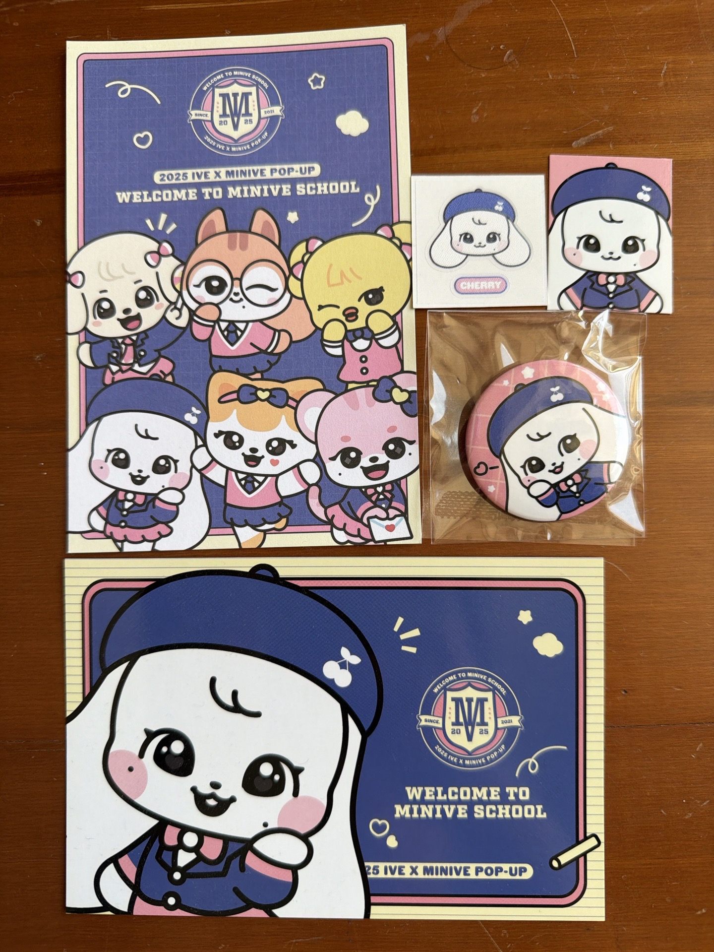 IVE School 員瑛明信片套組