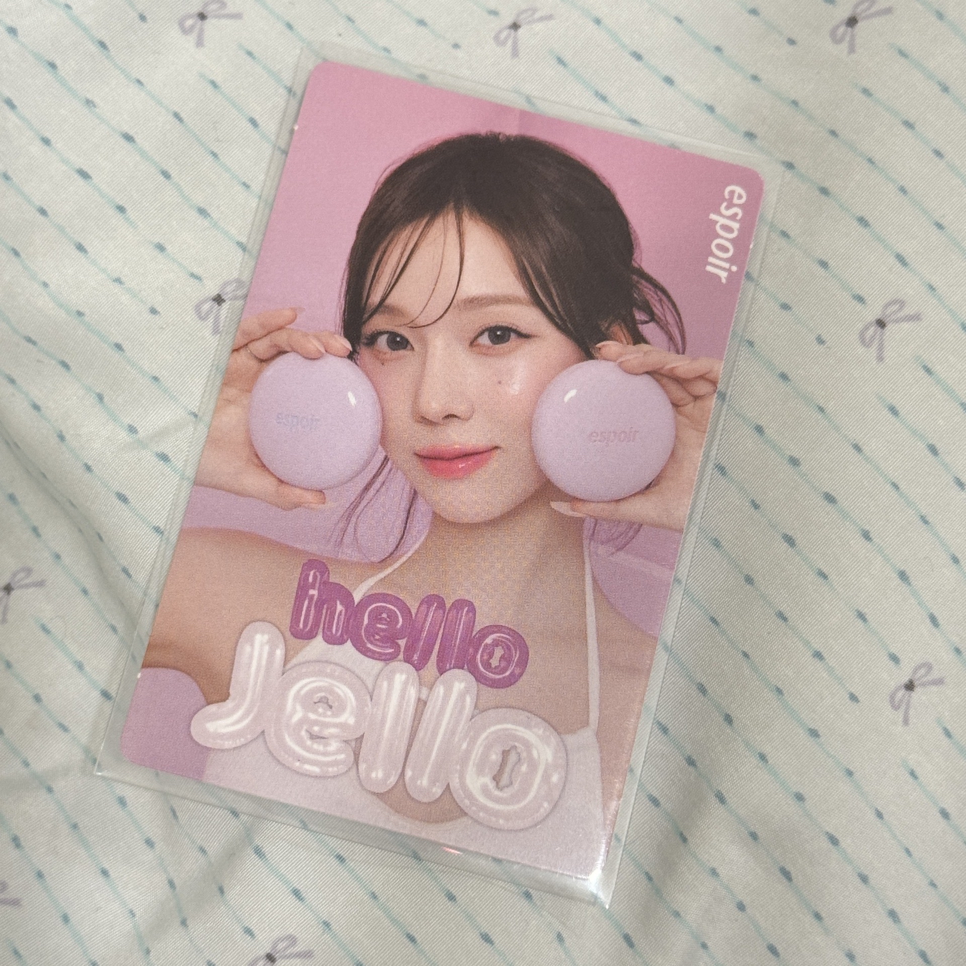 espoir冬代言卡 兩張