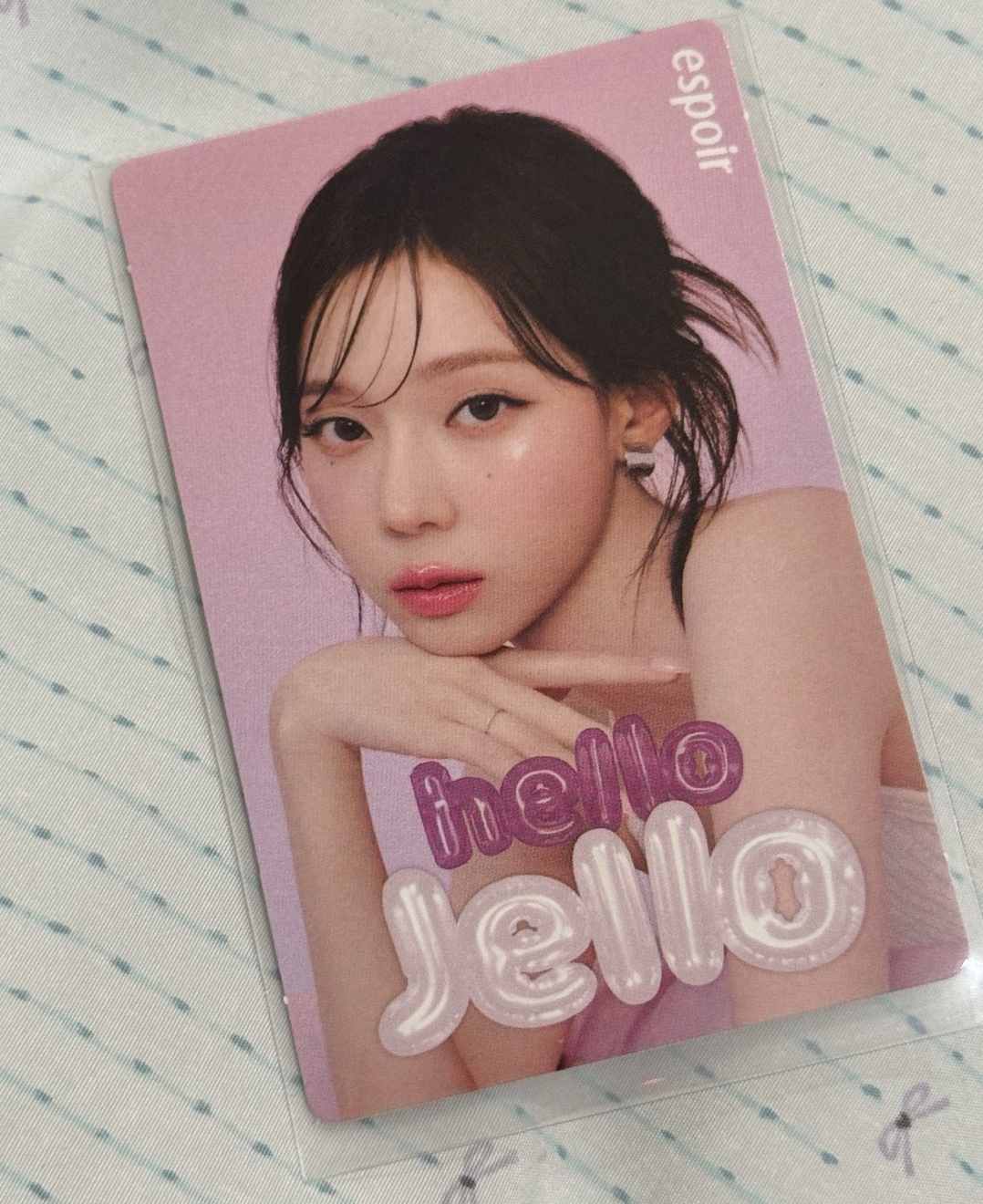 espoir冬代言卡 兩張