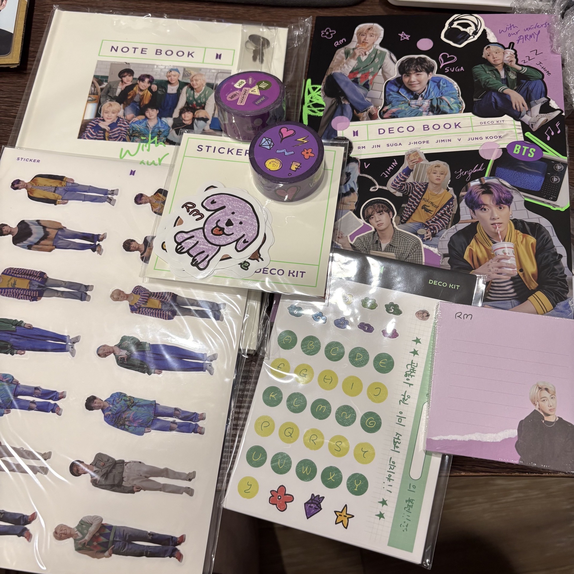 防彈 Deco kit 無小卡