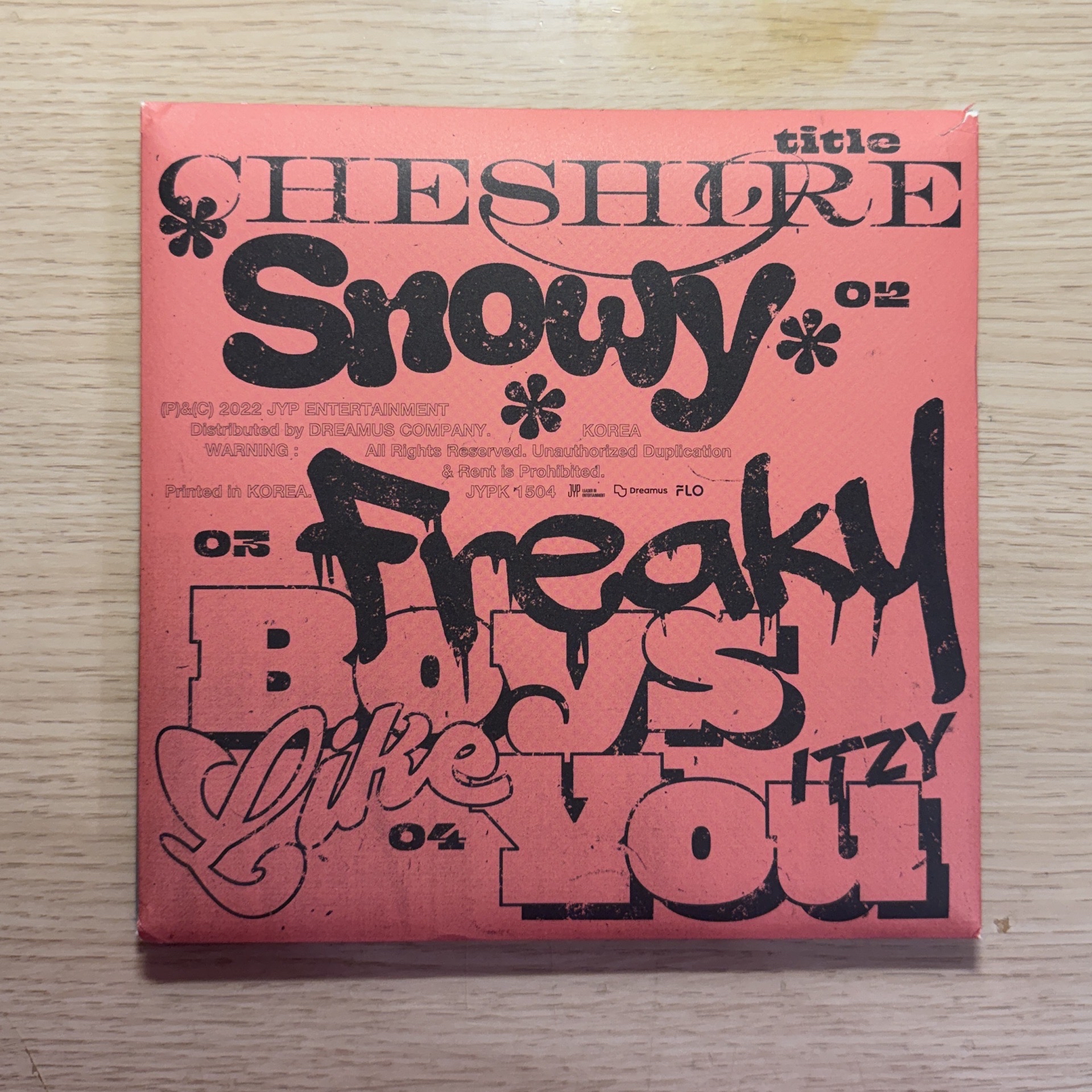 ITZY Cheshire 空專