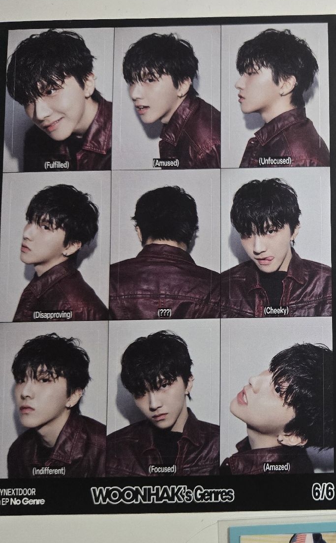 NO GENRE 雲鶴9公格貼紙